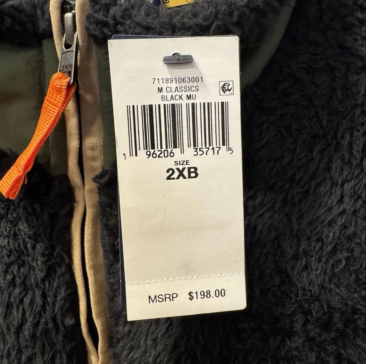 Polo Ralph Lauren Polo Ralph Lauren Curl Sherpa Pile Olive Green Fleece Jacket Size US XXL / EU 58 / 5 - 10 Thumbnail