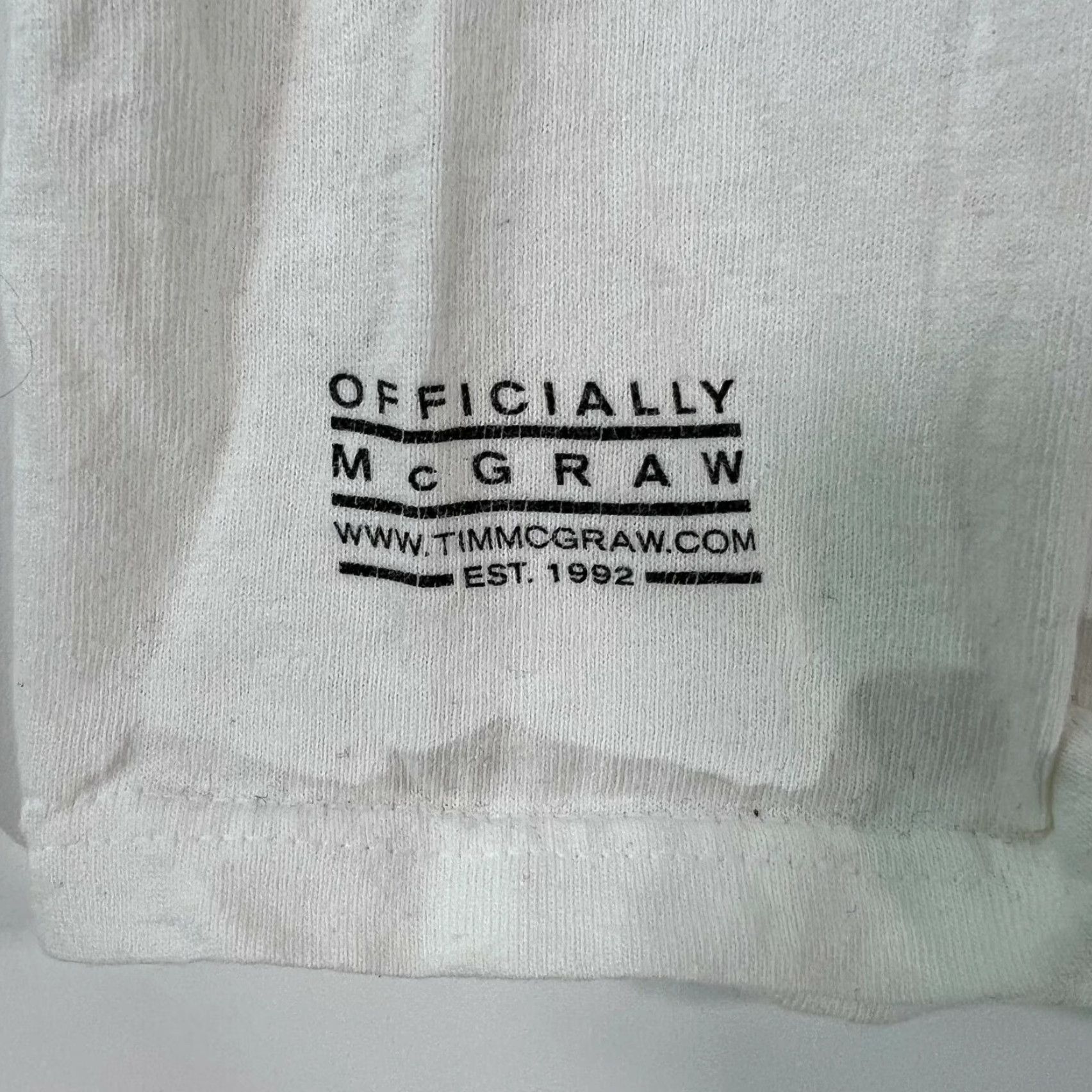 Fruit Of The Loom Fruit Of The Loom Mens Tim Mcgraw And The Dancehall Doctors White T Shirt Size M Size US M / EU 48-50 / 2 - 3 Thumbnail