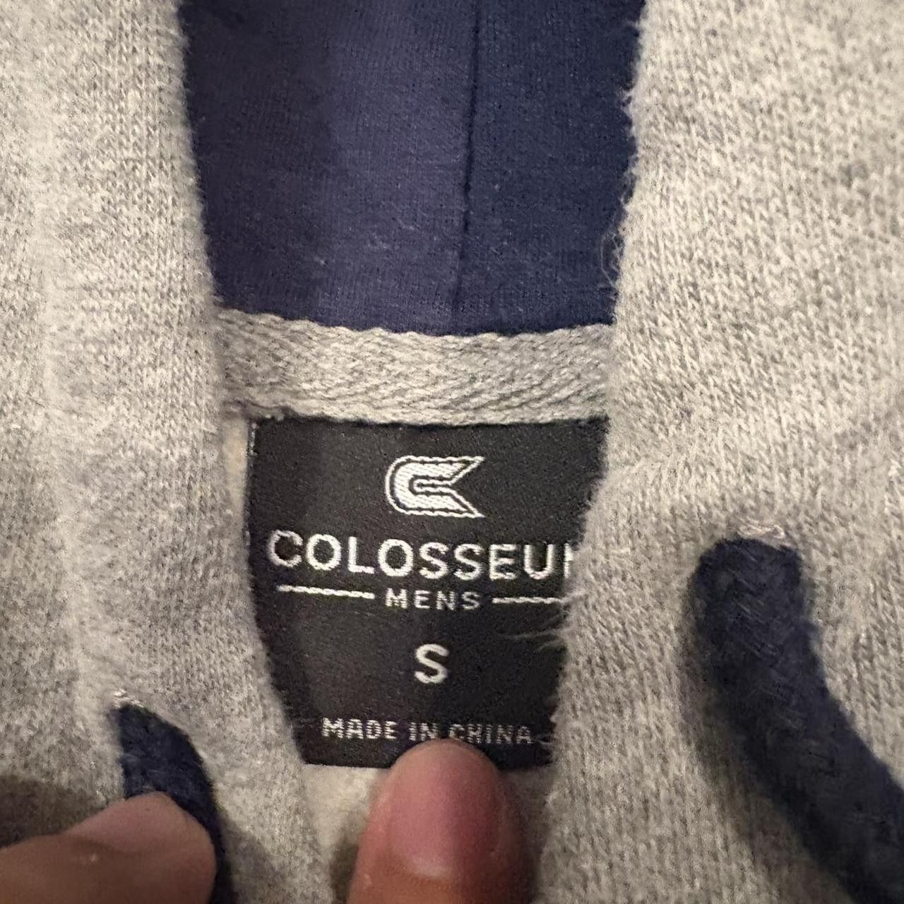 Colosseum Athletics Crazy Vintage Y2K/2000s Notre Dame Fighting Irish Colosseum Grey College Essential Hoodie! Size US S / EU 44-46 / 1 - 4 Thumbnail