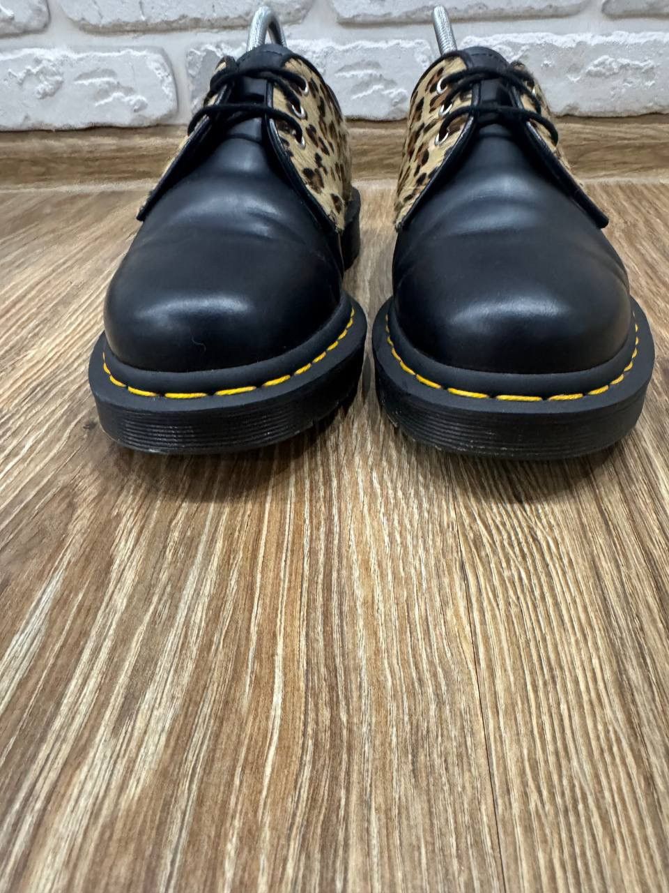 Dr. Martens Vintage Dr. Marten Docs 1461 Leopard Black Oxford Loafer Size US 7 / IT 37 - 5 Thumbnail
