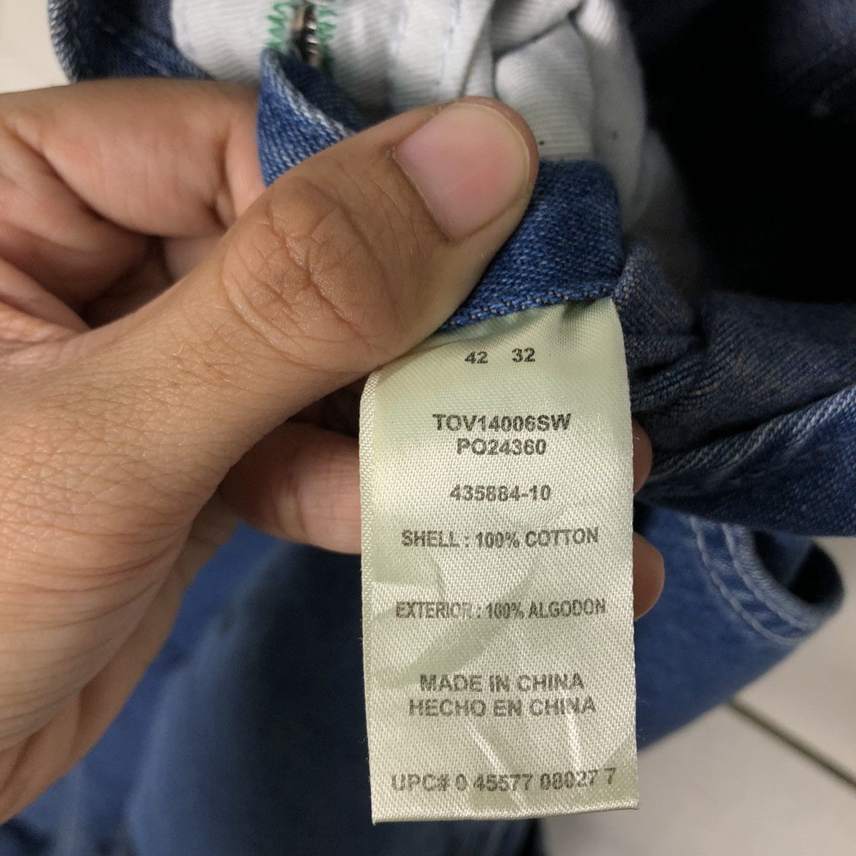 Japanese Brand 🔥Vintage Denim Overall Worker Liberty One Piece Design Size US 44 / EU 60 - 13 Thumbnail
