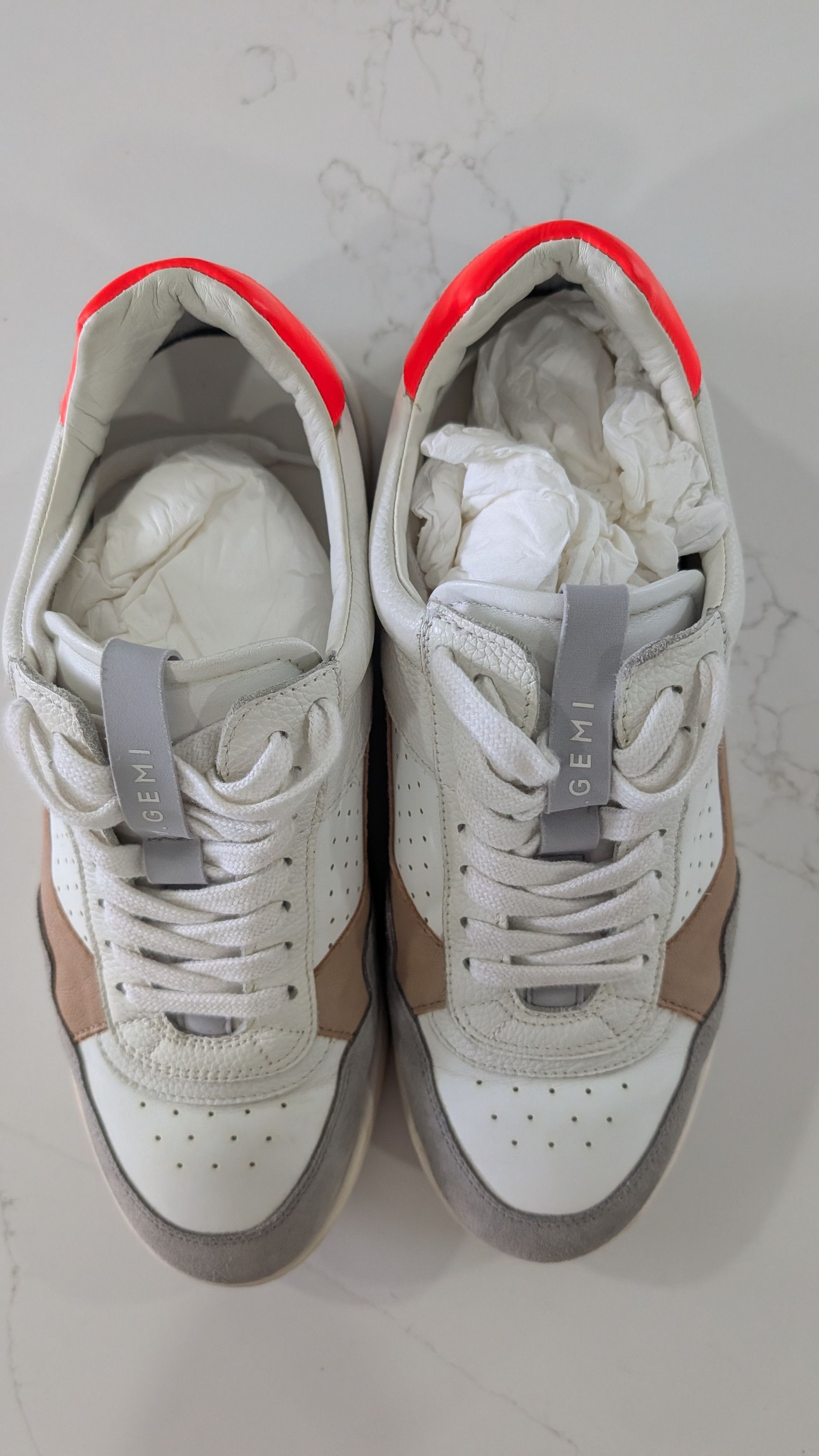 M.Gemi M. Gemi The Trattare Uomo White Sneakers Men's 43 EU 10 Size US 10 / EU 43 - 4 Thumbnail