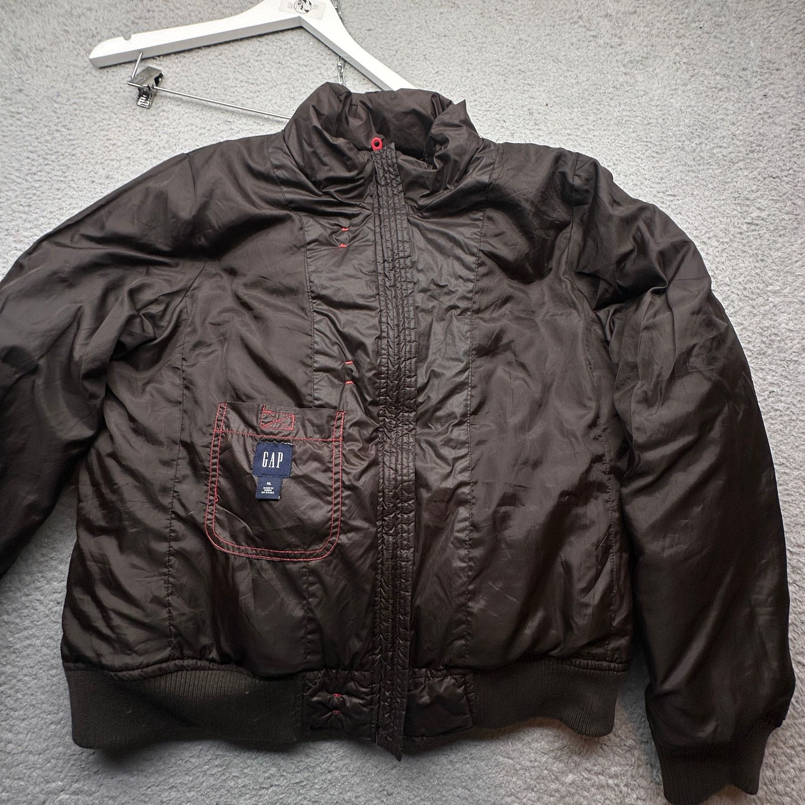 Gap Y2K GAP Puffer Bomber Down Quilted Jacket Womens XL Size XL / US 12-14 / IT 48-50 - 14 Thumbnail