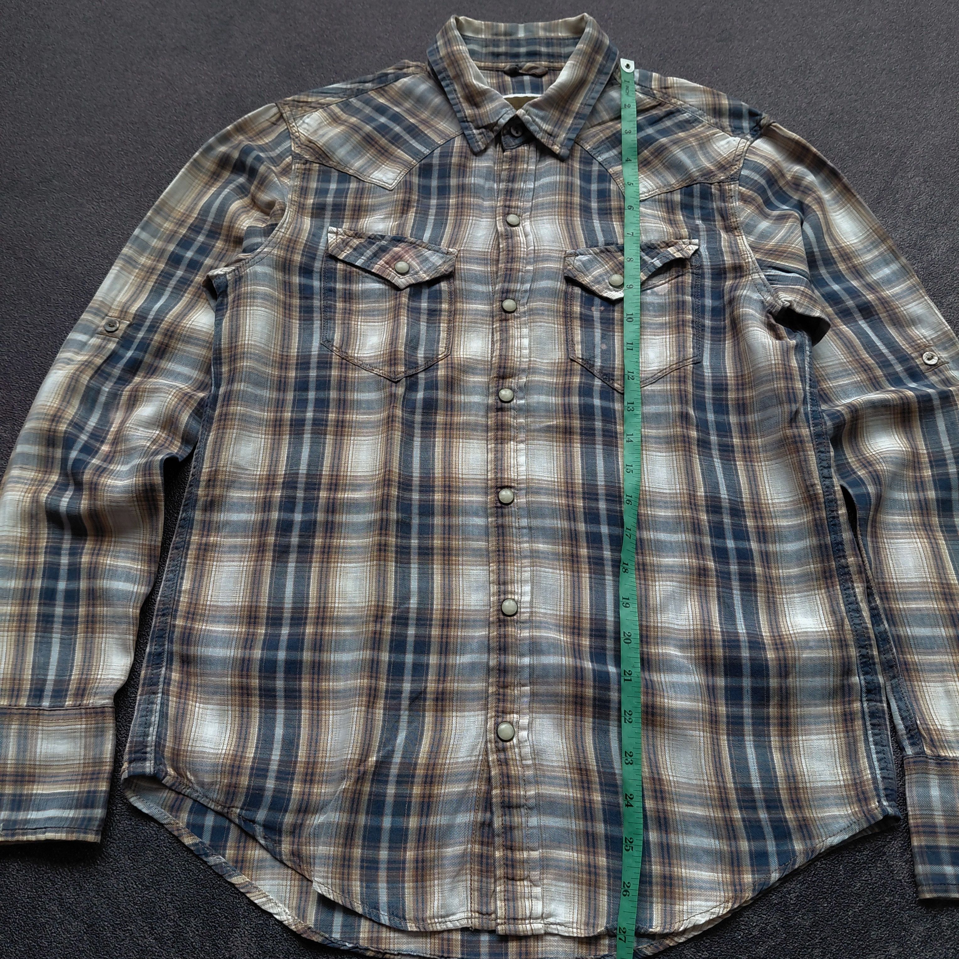 GOA GOA Stone Buttons Flanel Shirt Size US M / EU 48-50 / 2 - 7 Thumbnail