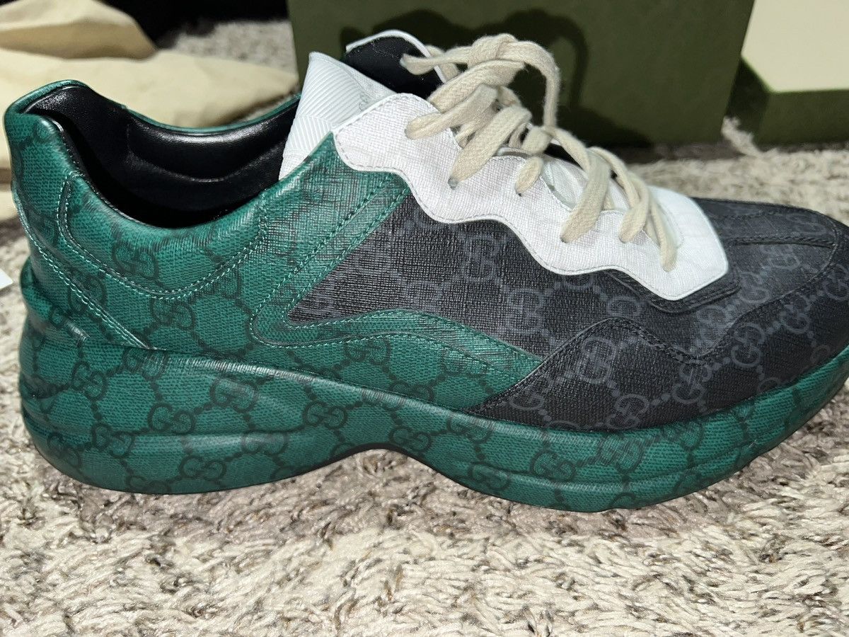 Gucci Gucci GG Rhyton Green Black Size US 11.5 / EU 44-45 - 2 Thumbnail