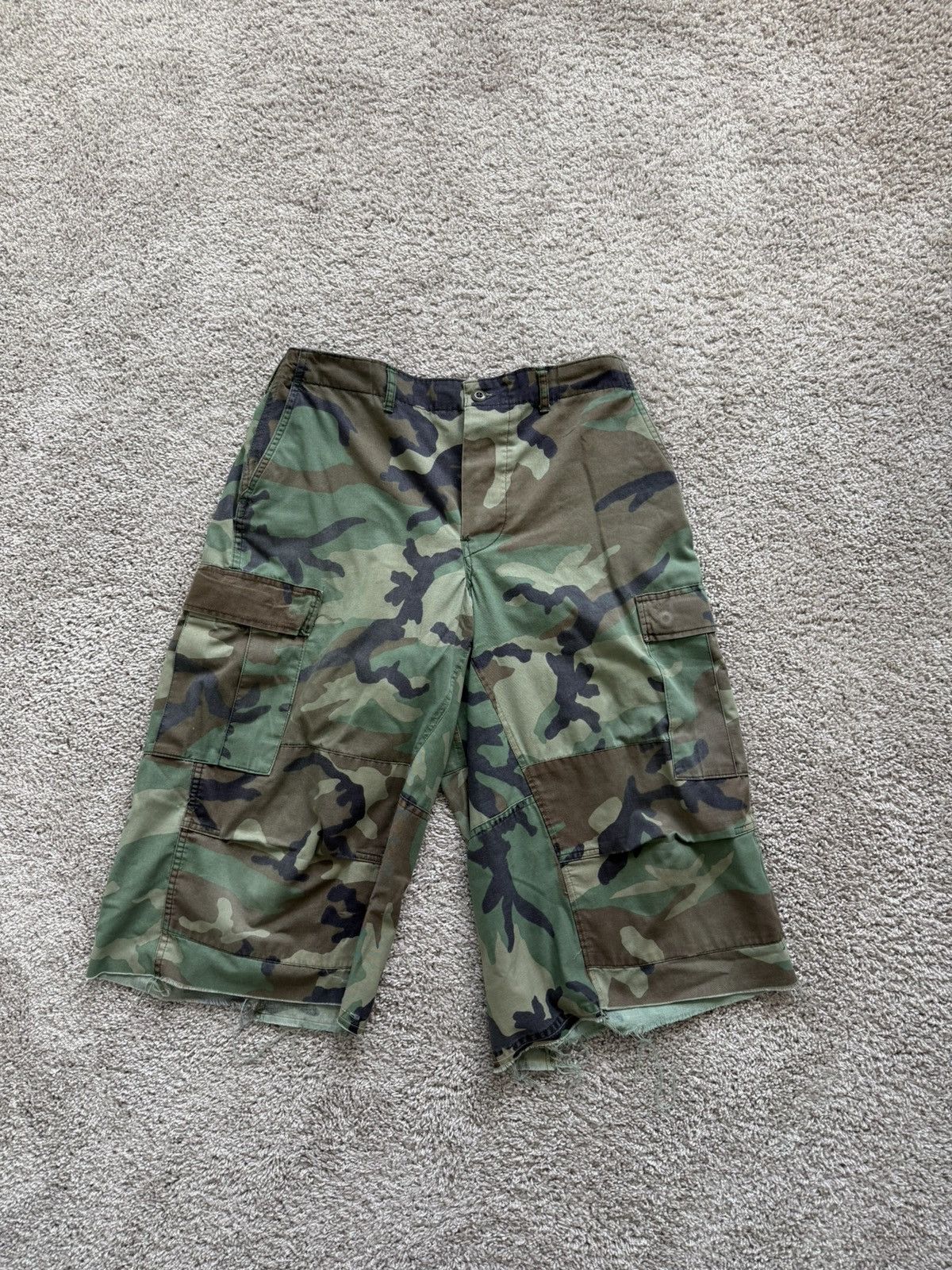 Joshua Jamal Joshua Jamal nbhd camo shorts | Grailed