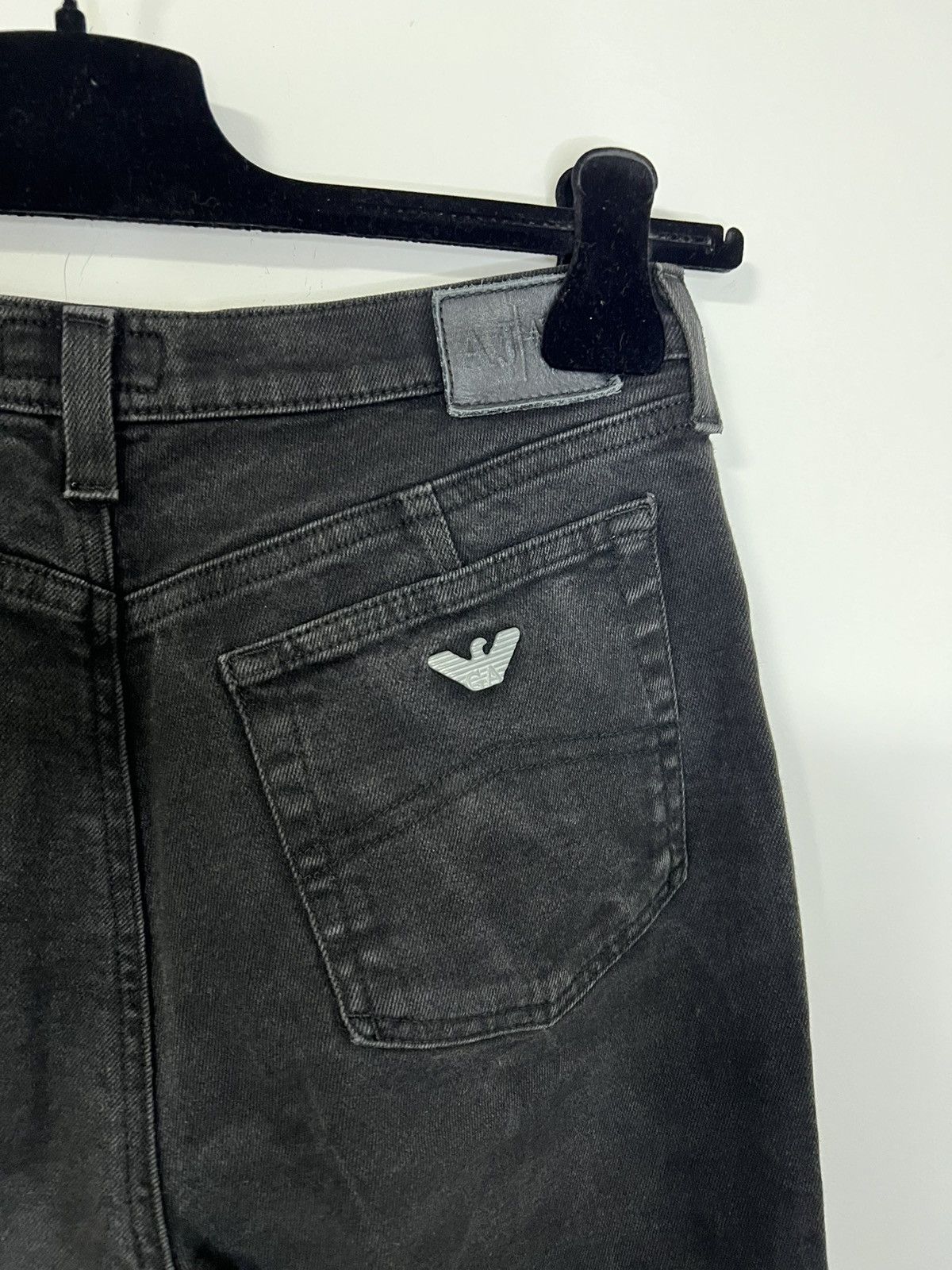 Armani Armani jeans black cotton jeans straight fit S Size US 32 / EU 48 - 5 Thumbnail