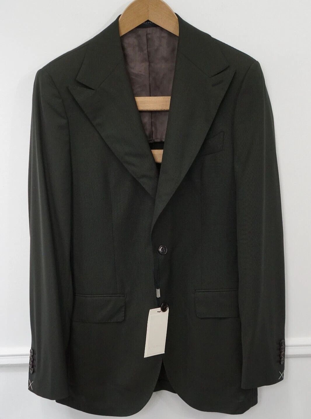 Suitsupply Men Suitsupply Blazer La Spalla Peak Vitale Barberis US38L Size 38L - 1 Thumbnail