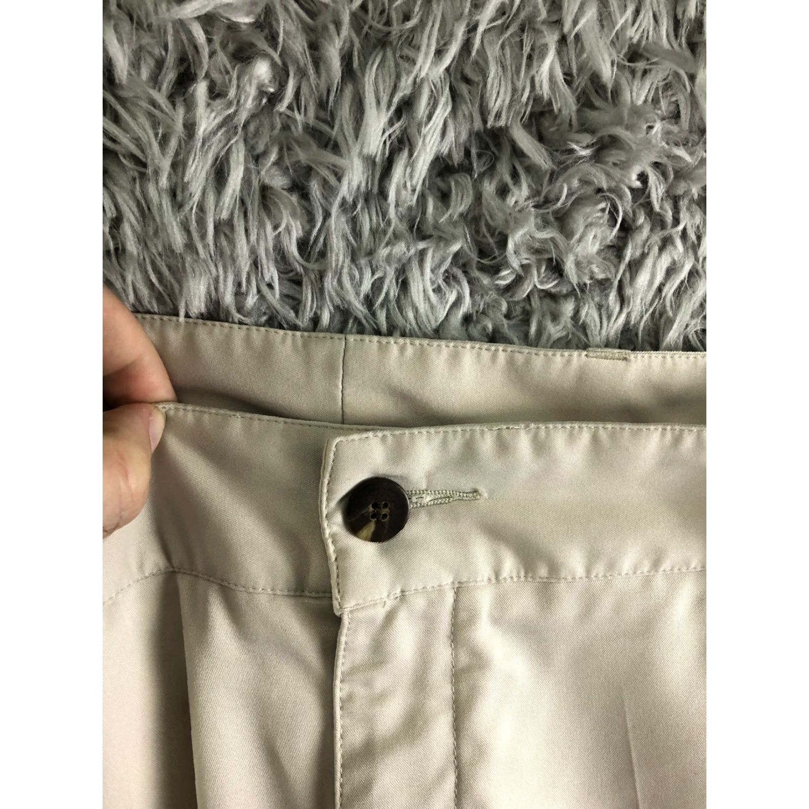 Adidas Adidas Bermuda Shorts Climalite Mens 40 Mid Rise Lightweight Beige Tan 5-Pocket Regular Size US 40 / EU 56 - 6 Thumbnail