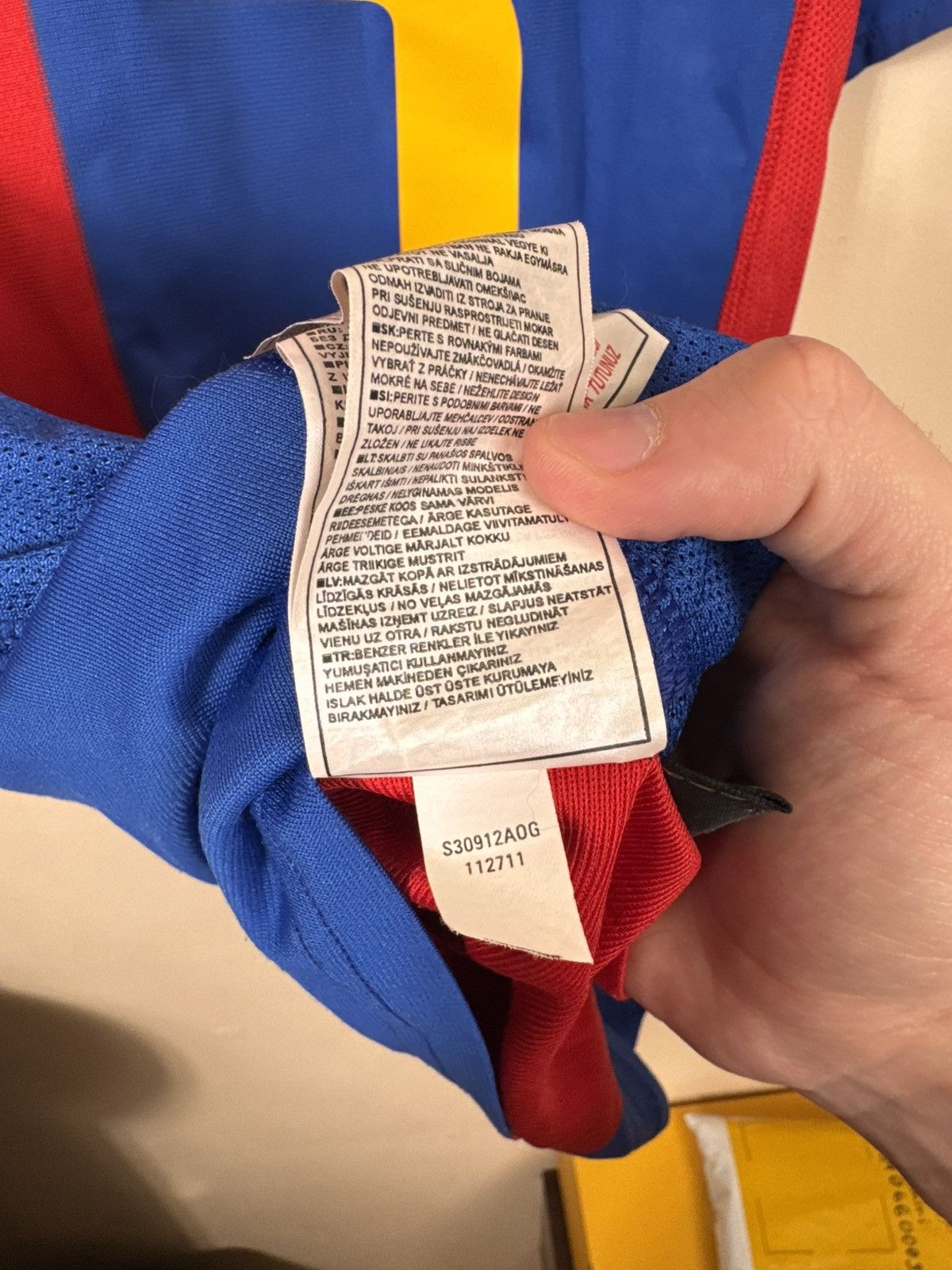 Nike Nike FC Basel Jersey 2002-04 #13 Gimenez Soccer Signature S Size US S / EU 44-46 / 1 - 23 Thumbnail