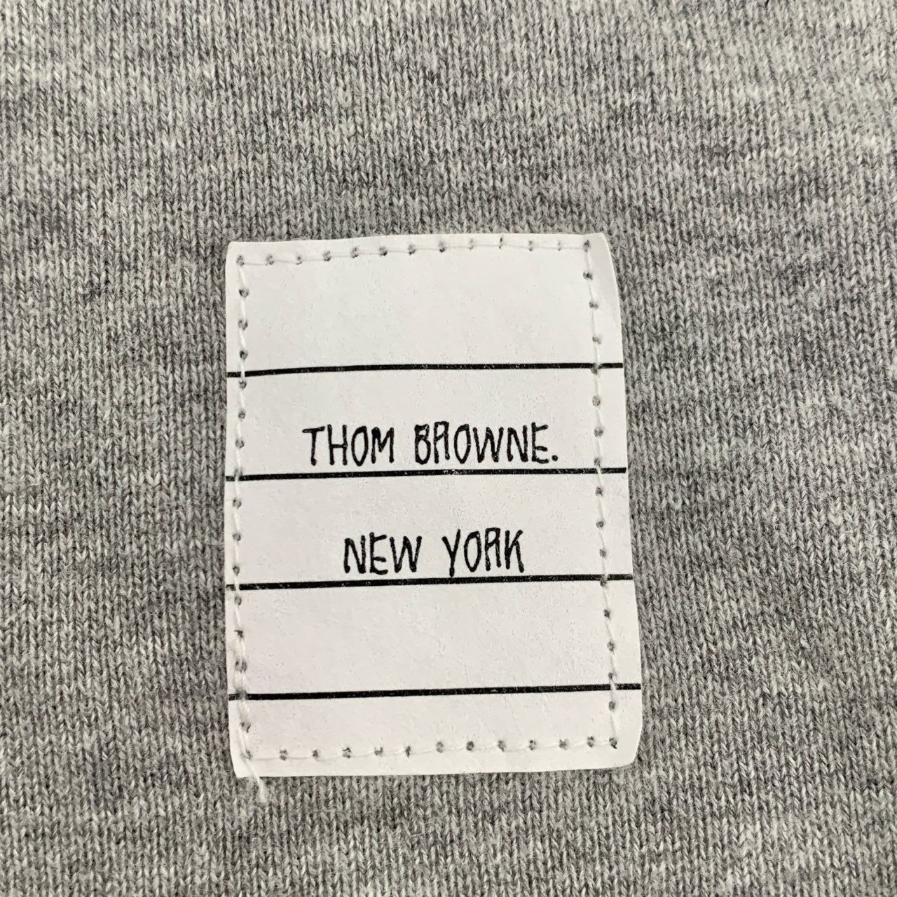 Thom Browne Thom Browne Classic 4-Bar Gray Cotton Crewneck Sweatshirt (S Size M / US 6-8 / IT 42-44 - 5 Thumbnail