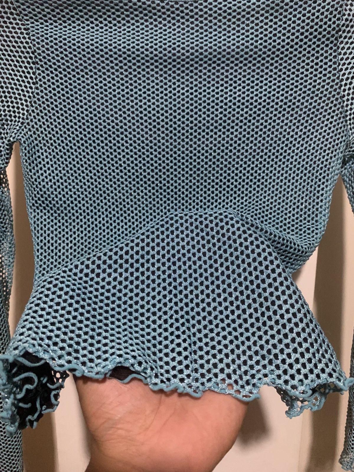 Maison Margiela Japanese bisou bisou Mesh Longsleeve Tee Shirt Size S / US 4 / IT 40 - 4 Thumbnail