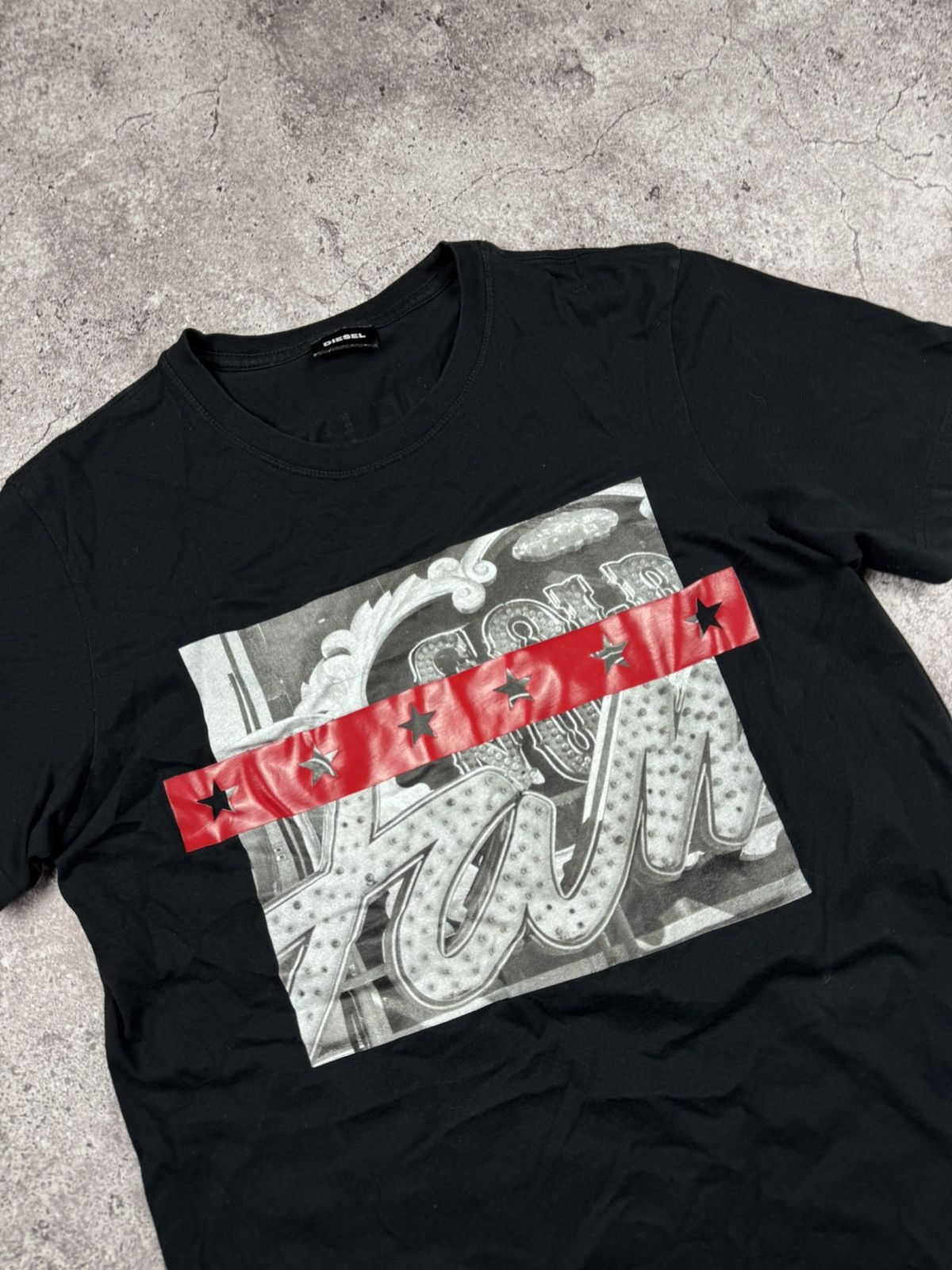 Diesel × Vintage Vintage Streetwear Diesel Only The Brave T-shirt Size US S / EU 44-46 / 1 - 2 Thumbnail
