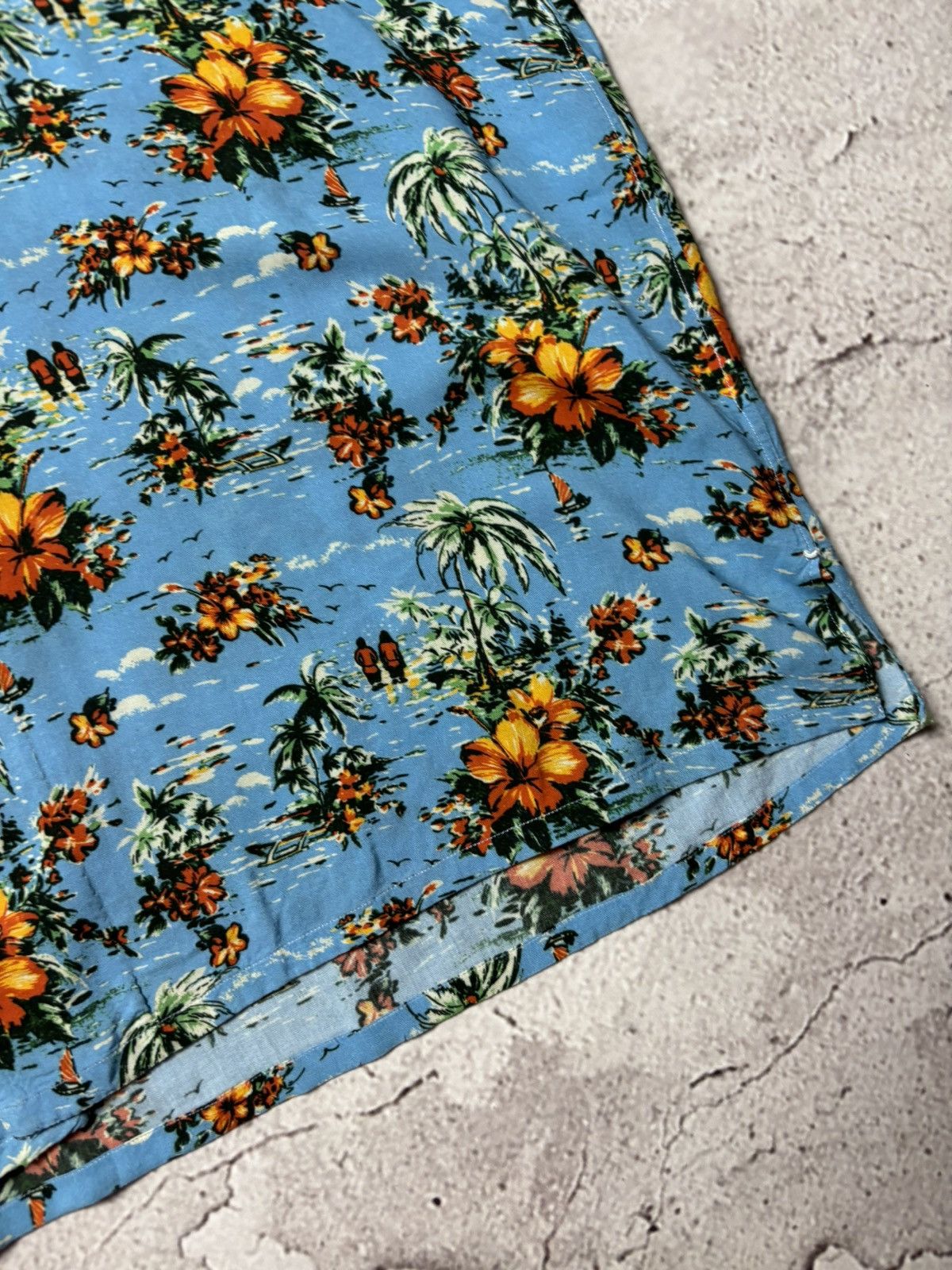 Salvatore Piccolo Salvatore Piccolo Napoli Sanforized Hawaiian Shirt XL Size US XL / EU 56 / 4 - 5 Thumbnail