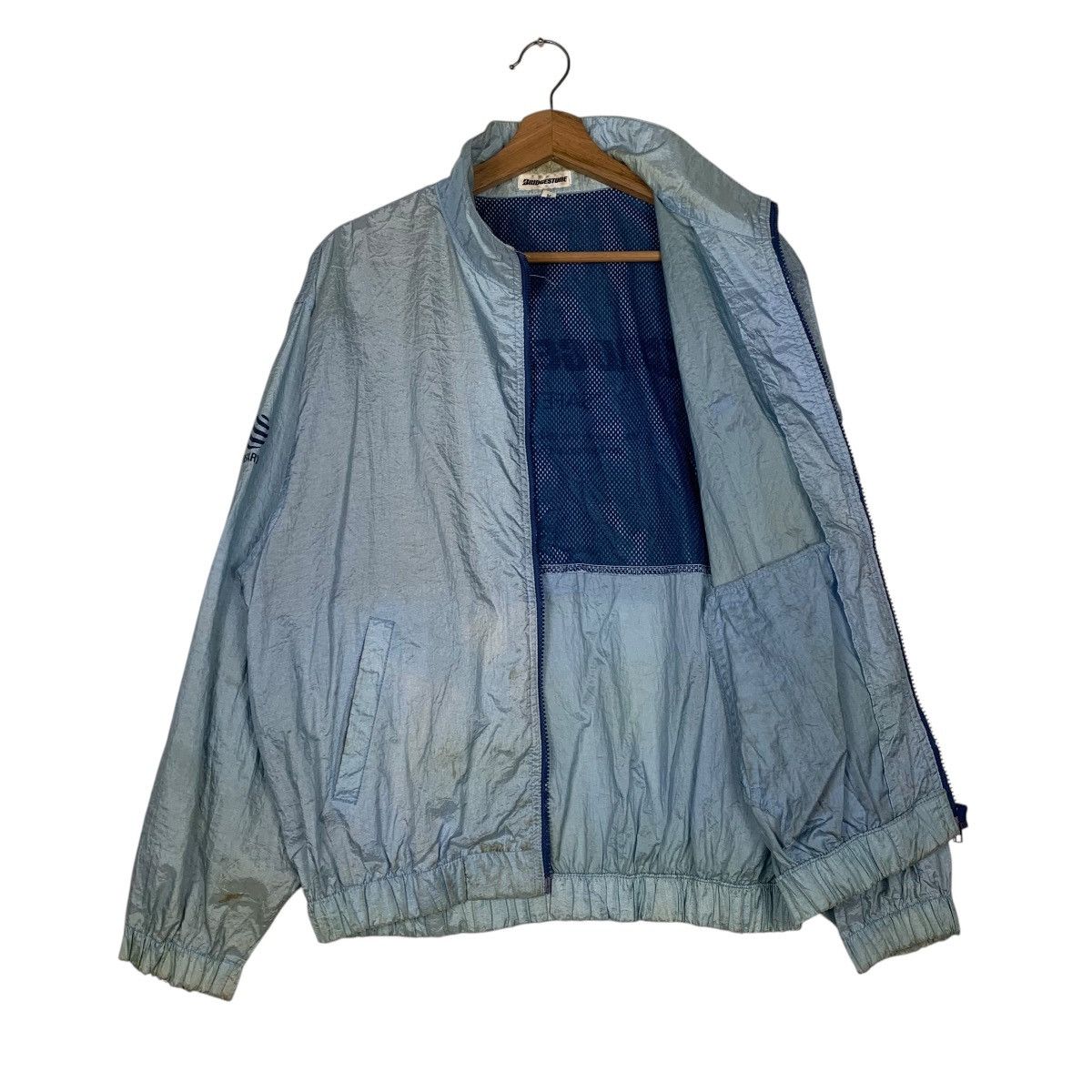 Japanese Brand Vintage Bridgestone Big Logo Motorcycle Riding Jacket Size US M / EU 48-50 / 2 - 9 Thumbnail