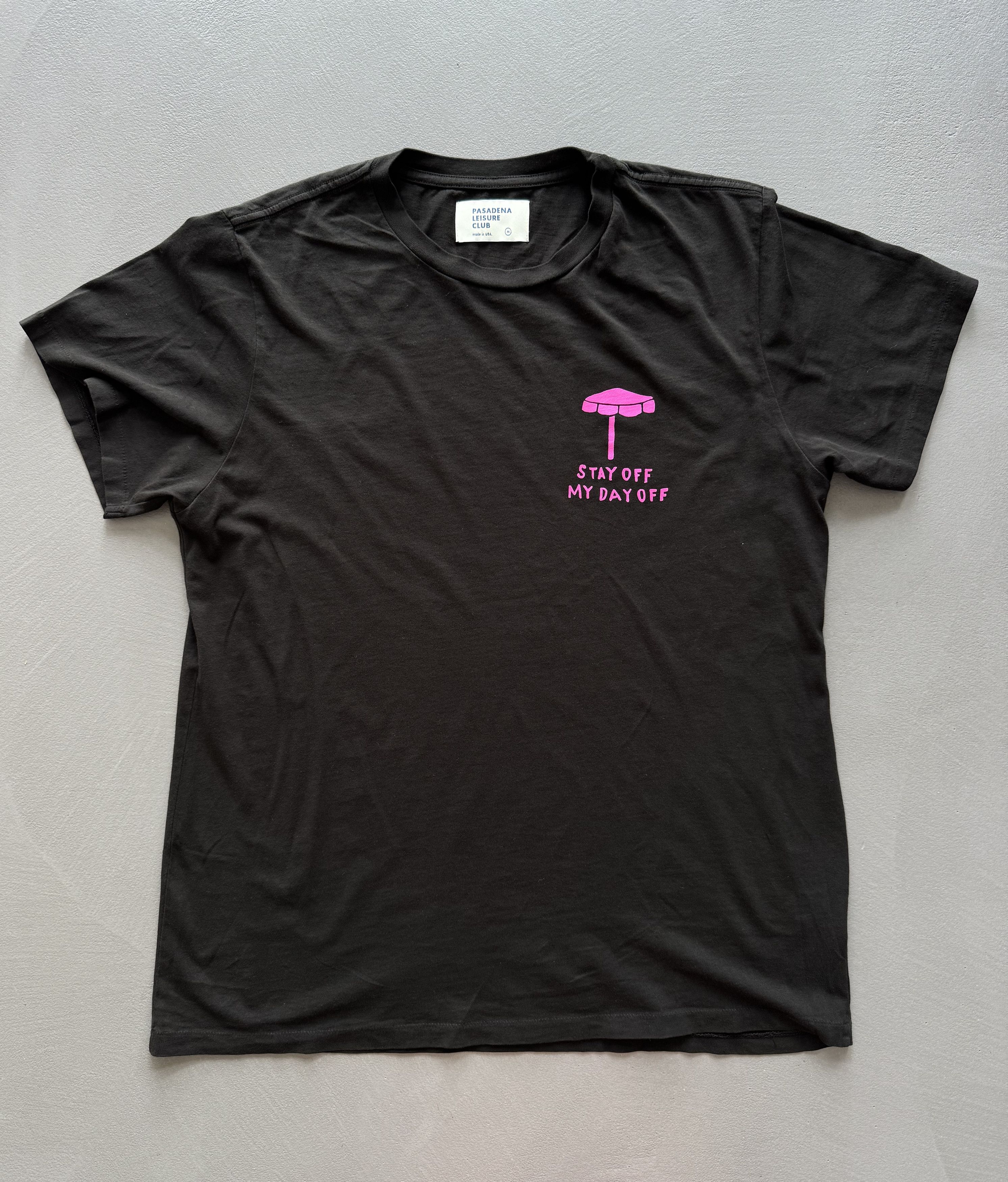 Pasadena Leisure Club Pasadena Leisure Club "Stay off my day off" Print T-shirt Size US M / EU 48-50 / 2 - 2 Thumbnail
