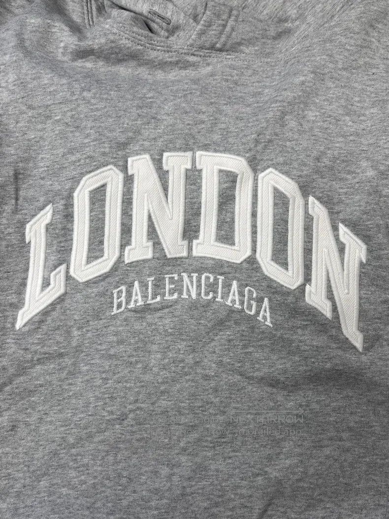 Balenciaga Balenciaga Logo Letter Printed Casual Sweatshirt Size US XXL / EU 58 / 5 - 5 Thumbnail