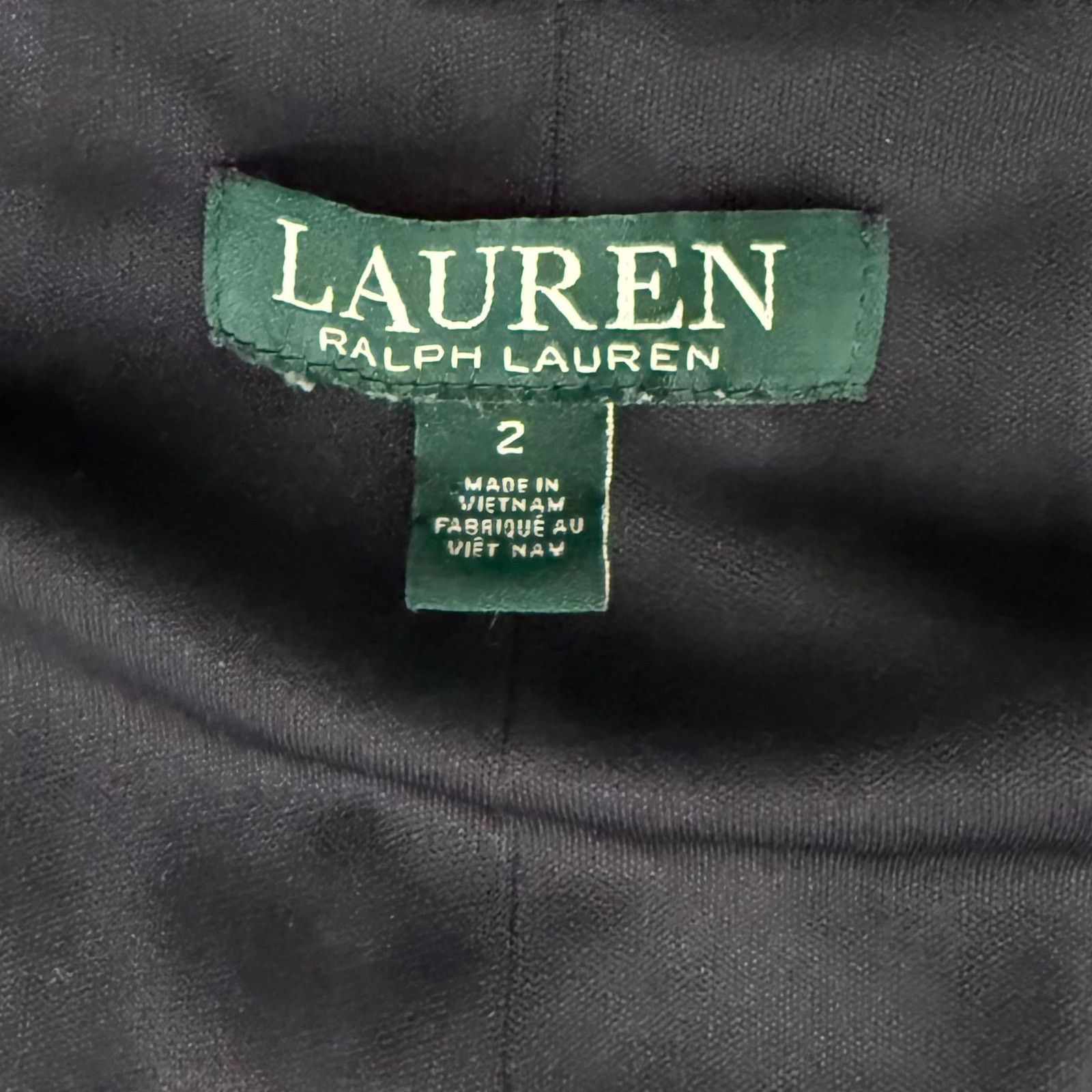 Lauren Ralph Lauren Lauren Ralph Lauren Navy Blue Floral Wrap Dress Size XS / US 0-2 / IT 36-38 - 3 Thumbnail
