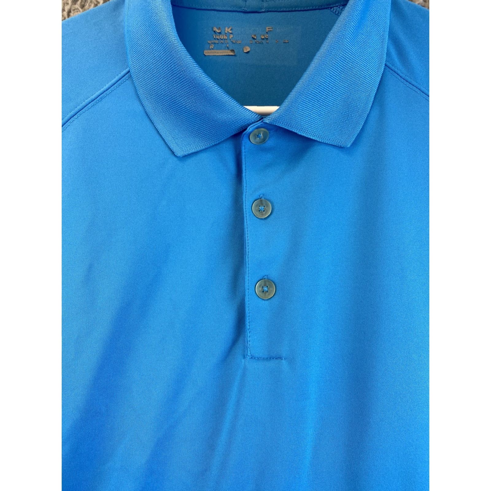 Nike Nike Dri-Fit Golf Tour Performance Polo Shirt Mens LG Blue Golf Polo Shirt Size US L / EU 52-54 / 3 - 3 Thumbnail