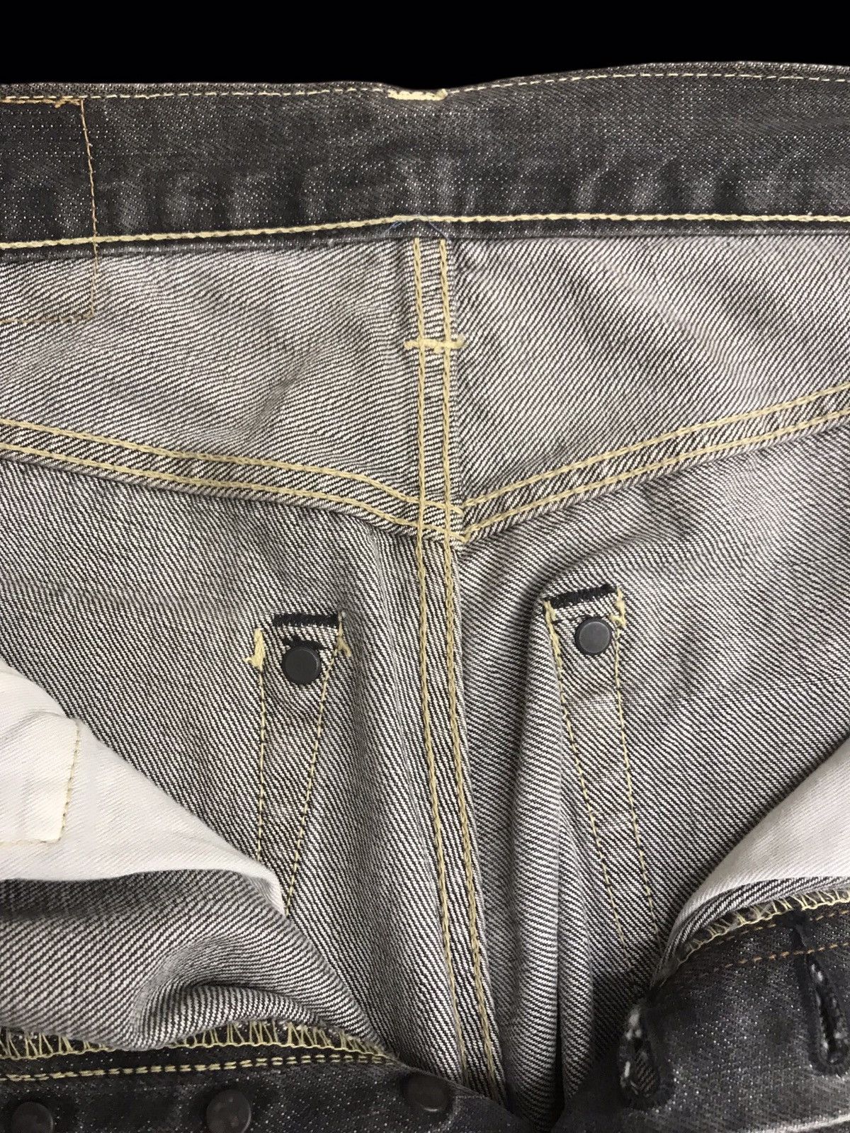 Japanese Brand 💥DENIM💥LANTIKI JAPAN SELVEDGE BIKER JEANS F41 Size US 31 - 11 Thumbnail