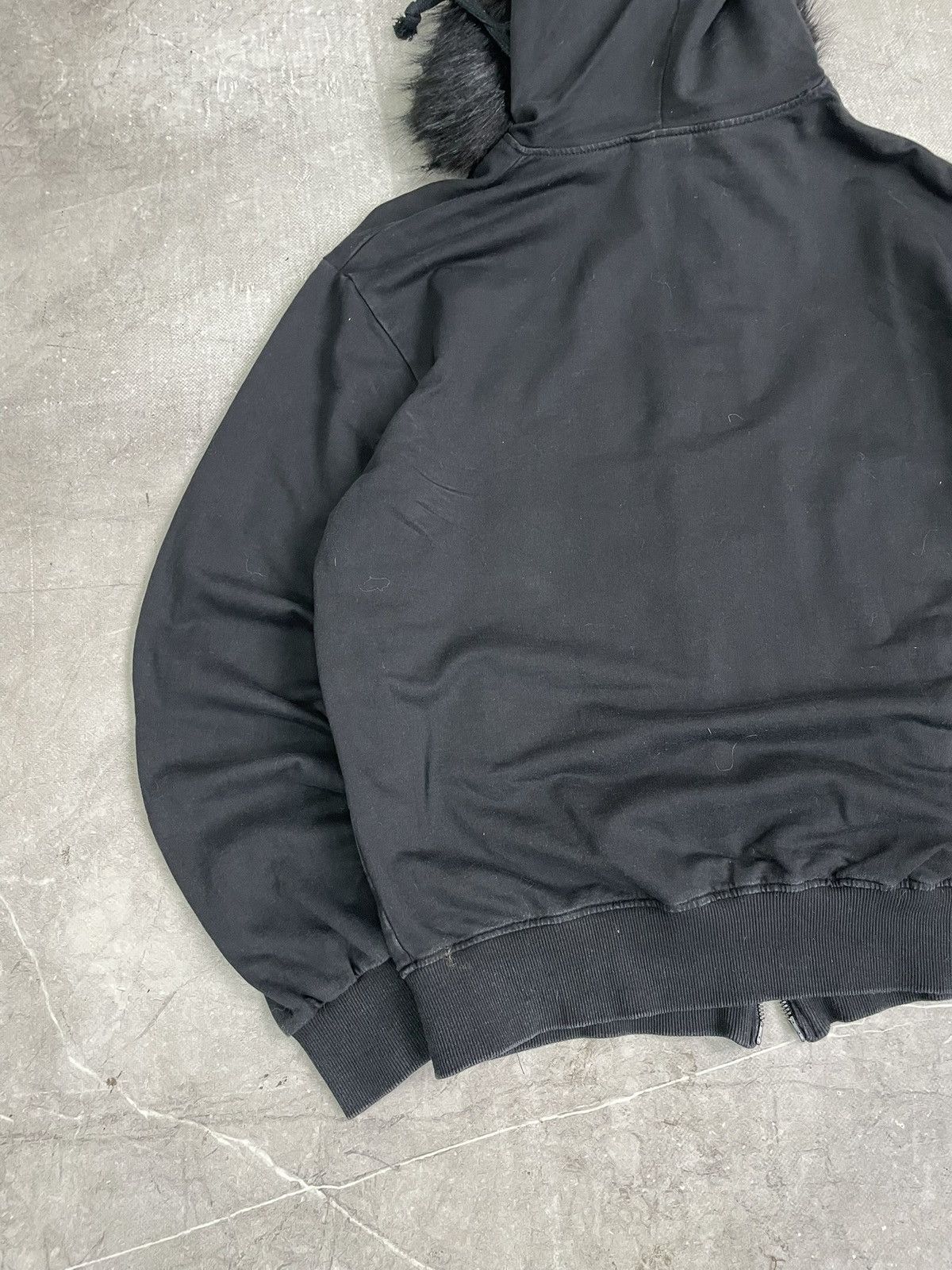 Seditionaries Hype yohji yamamoto style gothic fur hood hoodie 90s Size US M / EU 48-50 / 2 - 8 Thumbnail