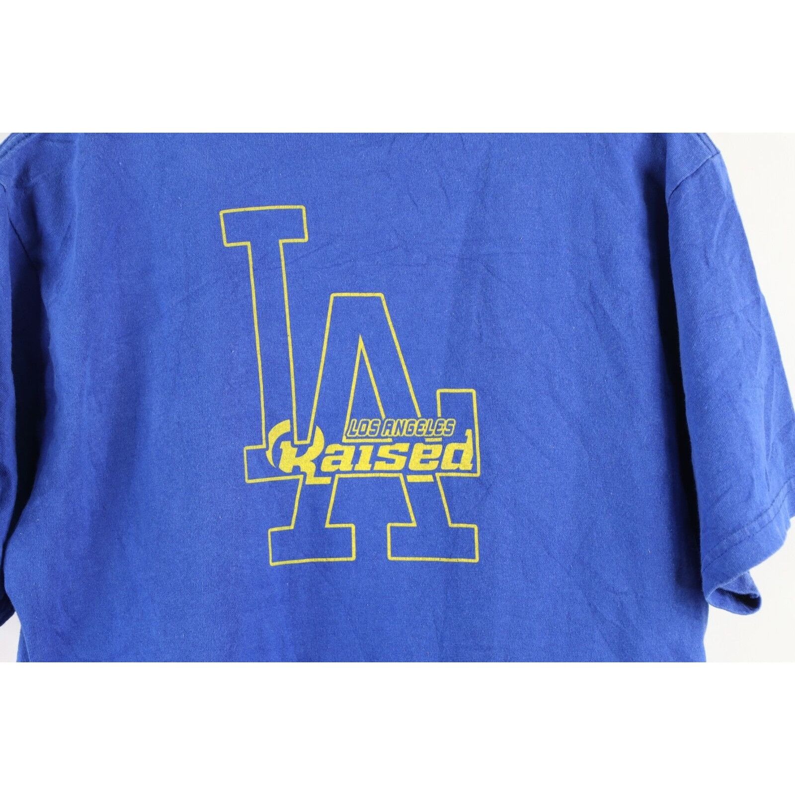 Vintage Streetwear Spell Out Los Angeles Rams Football T-Shirt Size US M / EU 48-50 / 2 - 9 Thumbnail