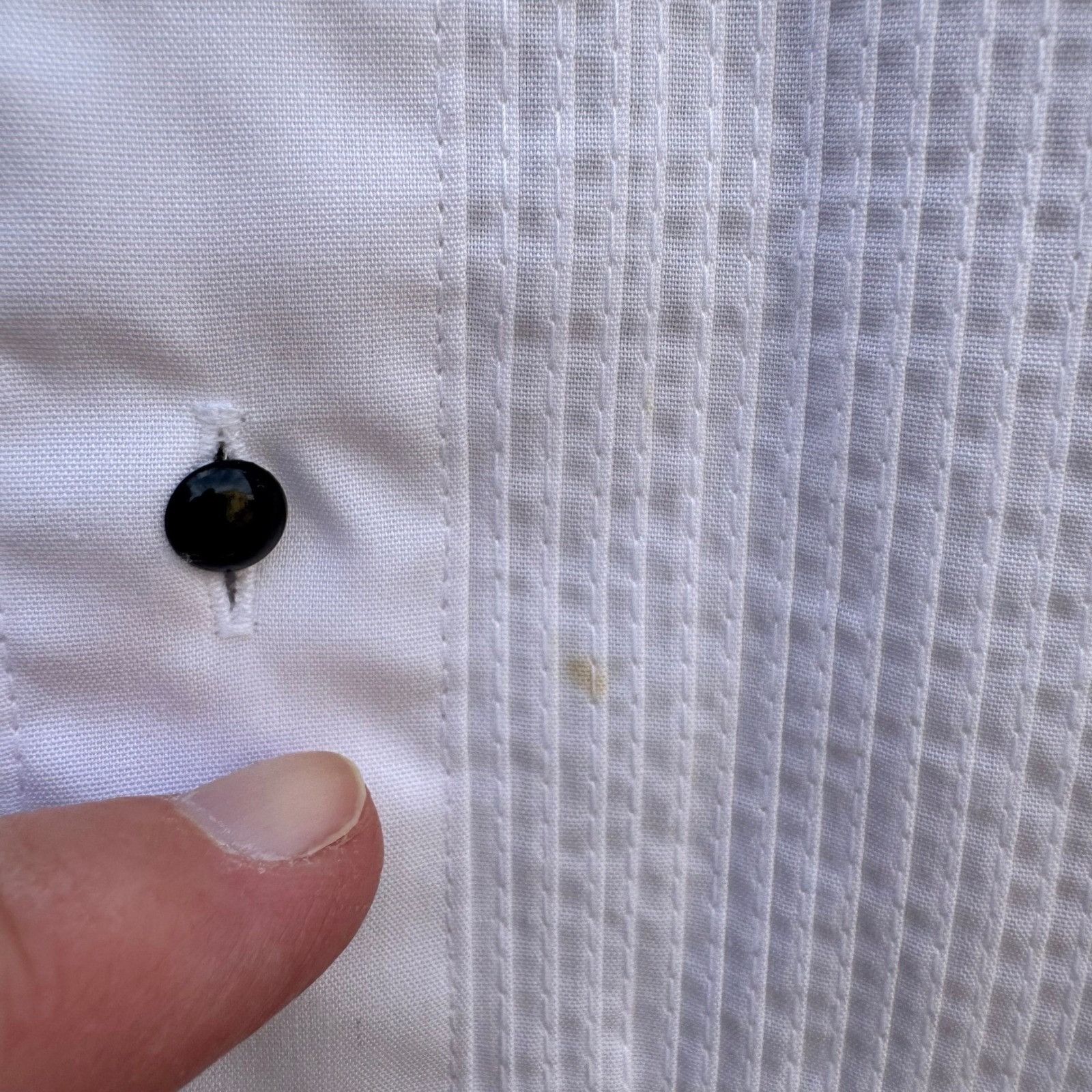 Other Dimension Mens White Wing Tip Collar Pleated Bib Tuxedo Dres Size US M / EU 48-50 / 2 - 10 Thumbnail