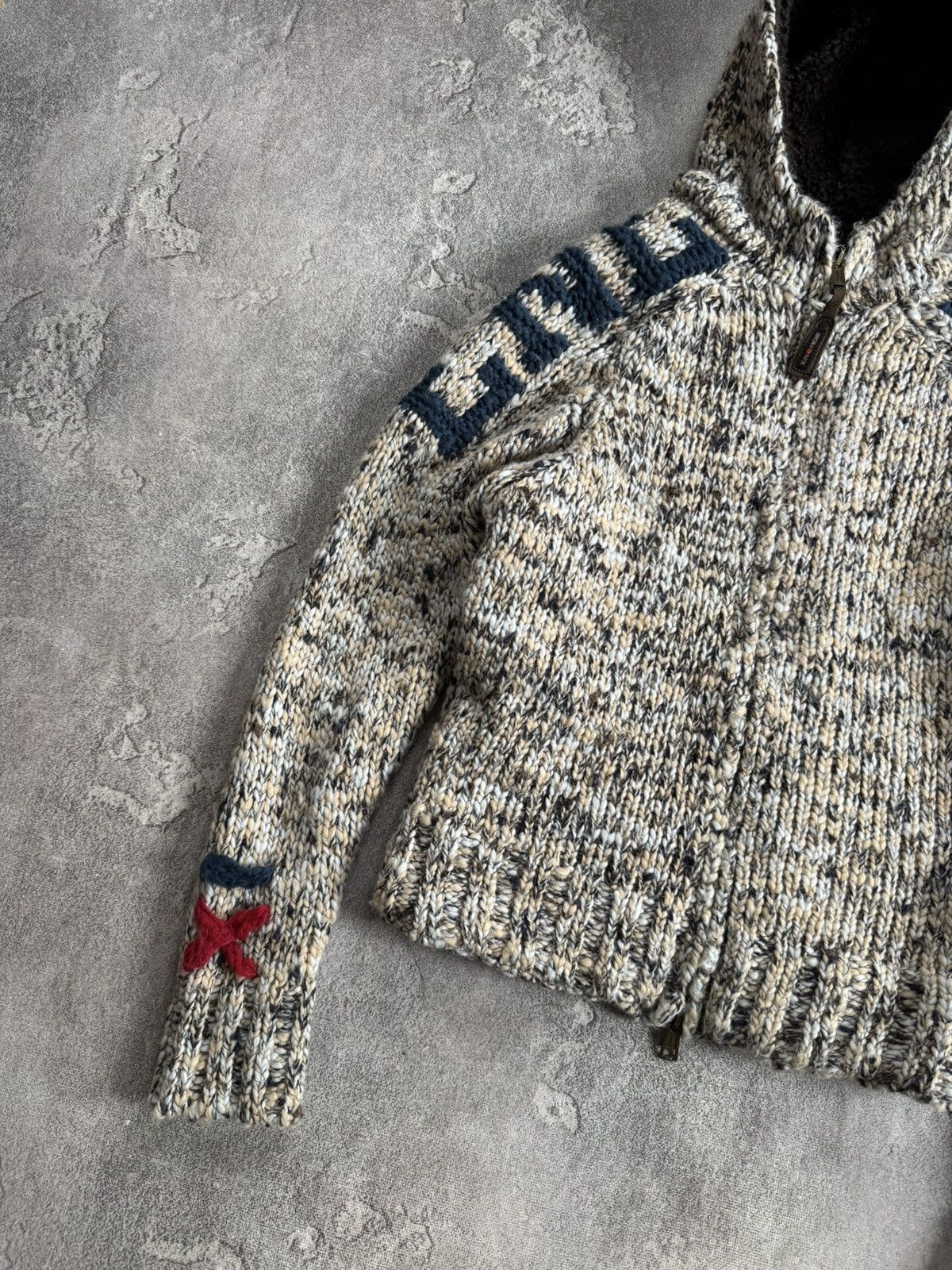 Energie ENERGIE x MISS SIXTY M/size Chunky knitted hoodie jacket fur Size M / US 6-8 / IT 42-44 - 5 Thumbnail