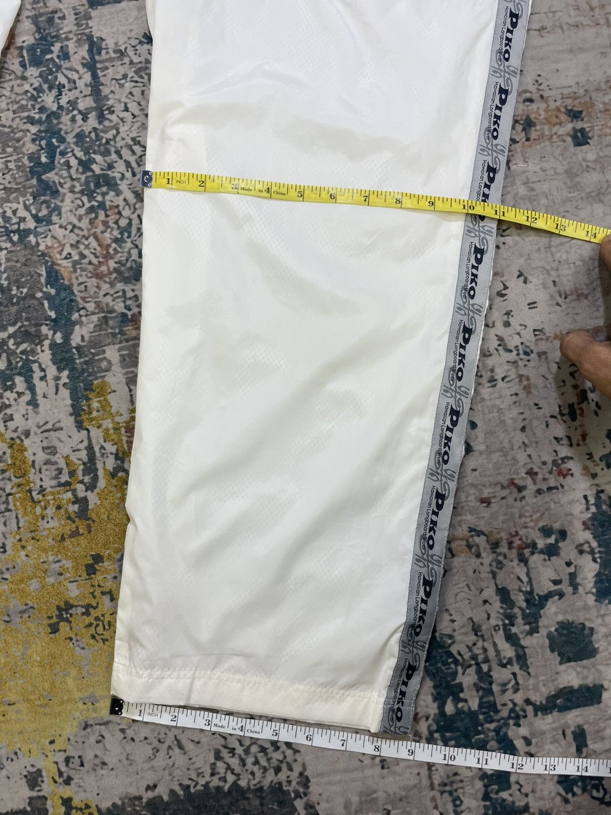Japanese Brand Vtg Piko Off White Side Tape Trackpants Size US 28 / EU 44 - 11 Thumbnail