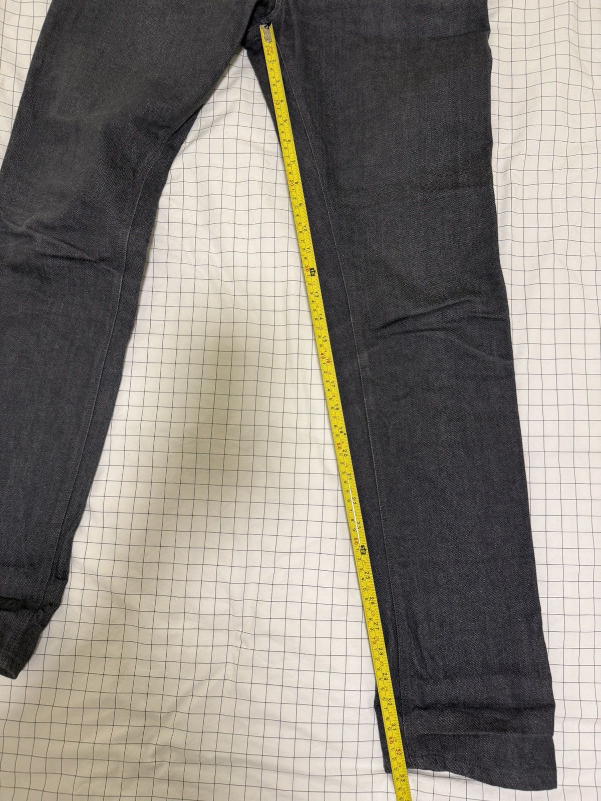 Raleigh Denim Raleigh Denim Martin Selvedge Raw Smokey Grey 32 Size US 32 / EU 48 - 11 Thumbnail