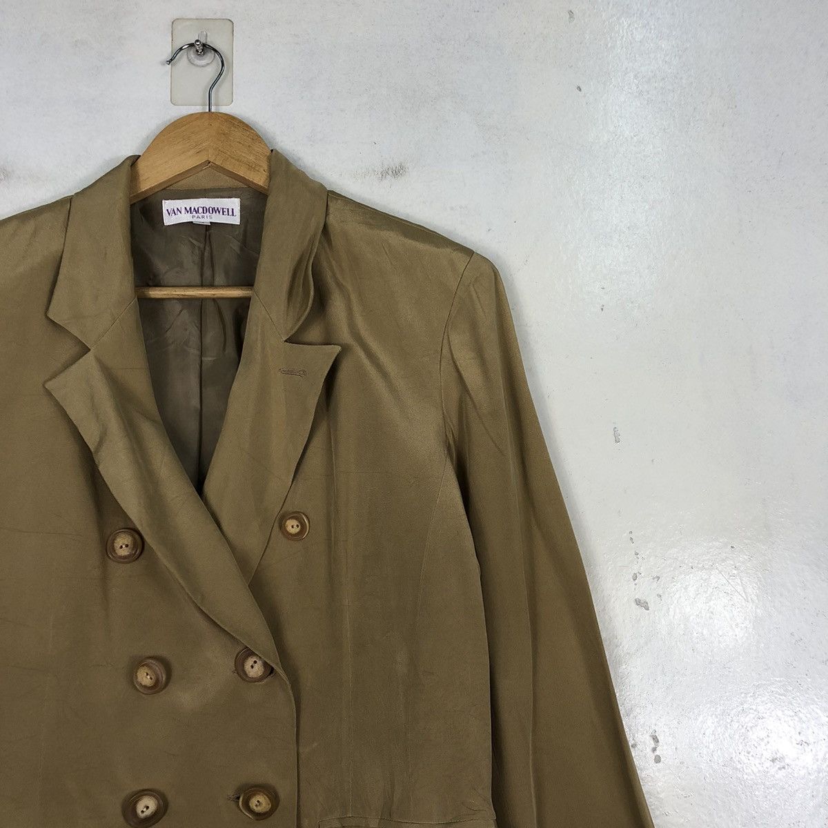 Other Van Macdowell Paris Double Breasted Overcoat Size US M / EU 48-50 / 2 - 5 Thumbnail