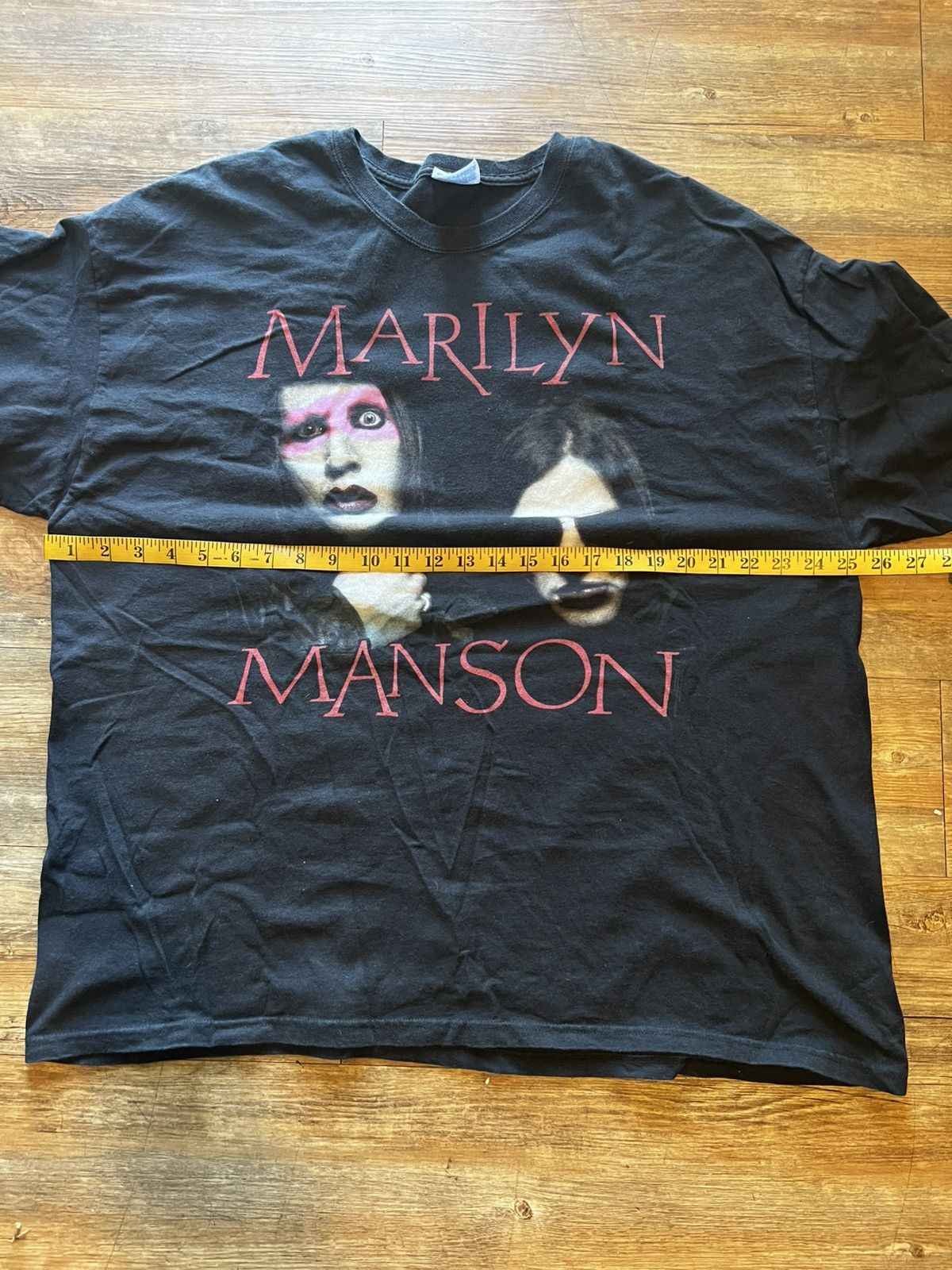 Band Tees Vintage 2008 Marilyn Manson Graphic T-Shirt Size US XXL / EU 58 / 5 - 7 Thumbnail