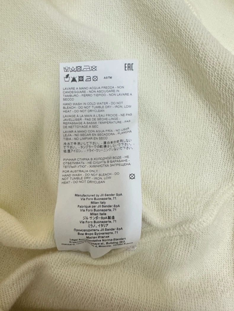Jil Sander Jil Sander Logo round neck pullover hoodie Size S / US 4 / IT 40 - 5 Thumbnail