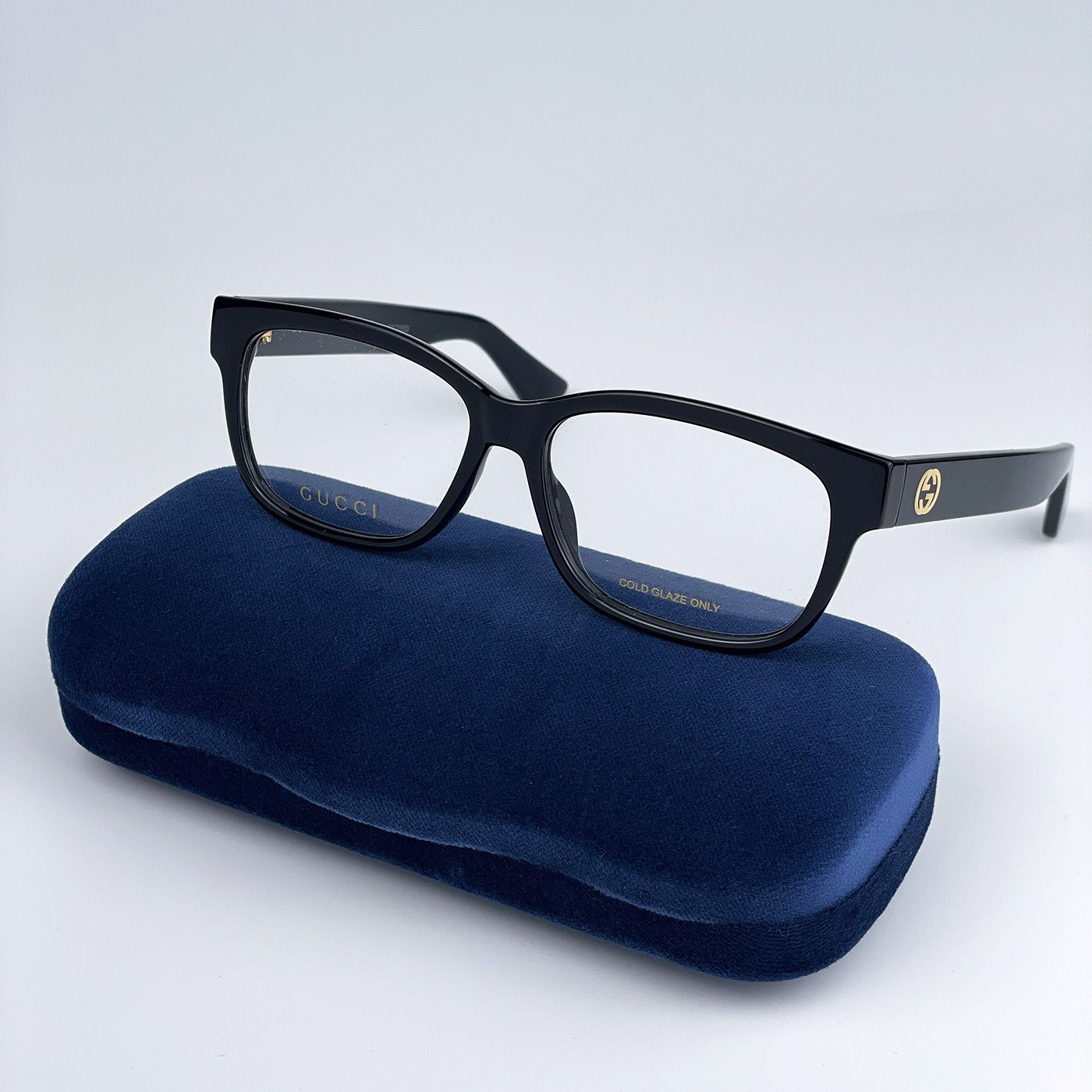 Gucci NEW Gucci GG1341O 001 Black Square Unisex Eyeglasses Size ONE SIZE - 1 Thumbnail