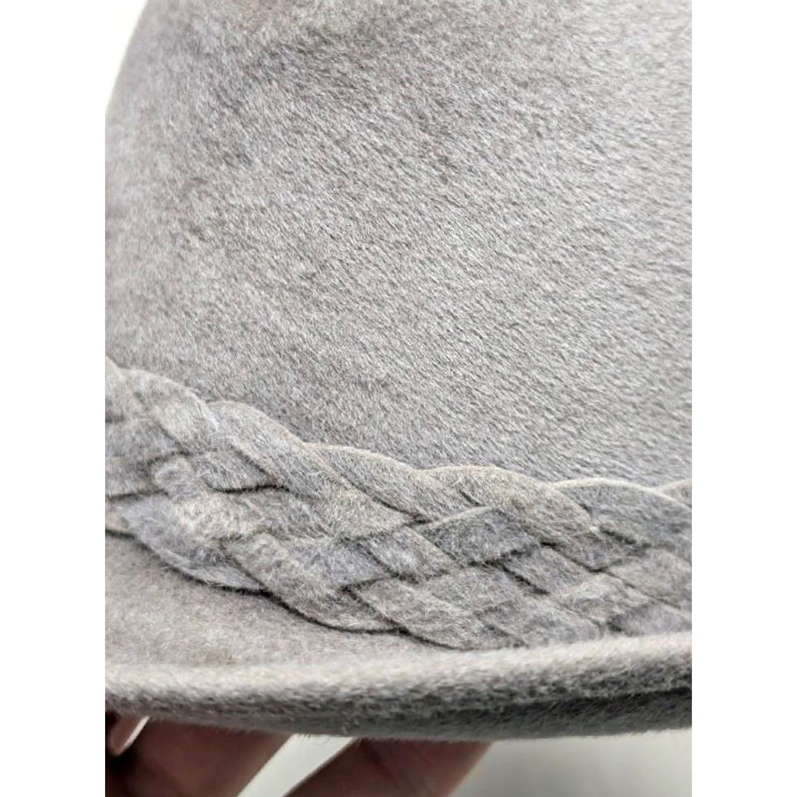 Stetson VINTAGE Stetson Fedora Hat (Top Hat) Fur Felt gray 7-1/8 Canada Men Imperial Hat Size US M / EU 48-50 / 2 - 7 Thumbnail