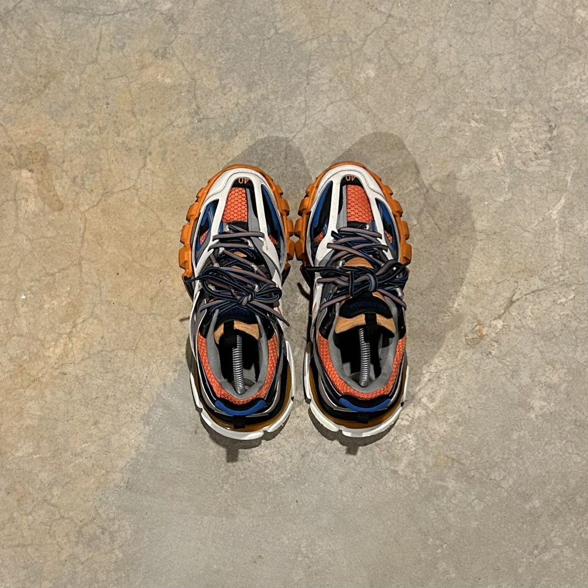 Balenciaga × Designer Balenciaga Track Sneakers Orange/Blue US 7 Size US 7 / EU 40 - 12 Thumbnail