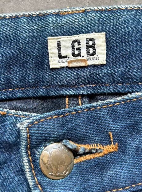 Le Grande Bleu (L.G.B.) L.G.B. (Le Grand Bleu) Early Washed Denim Jeans Size US 39 - 6 Thumbnail