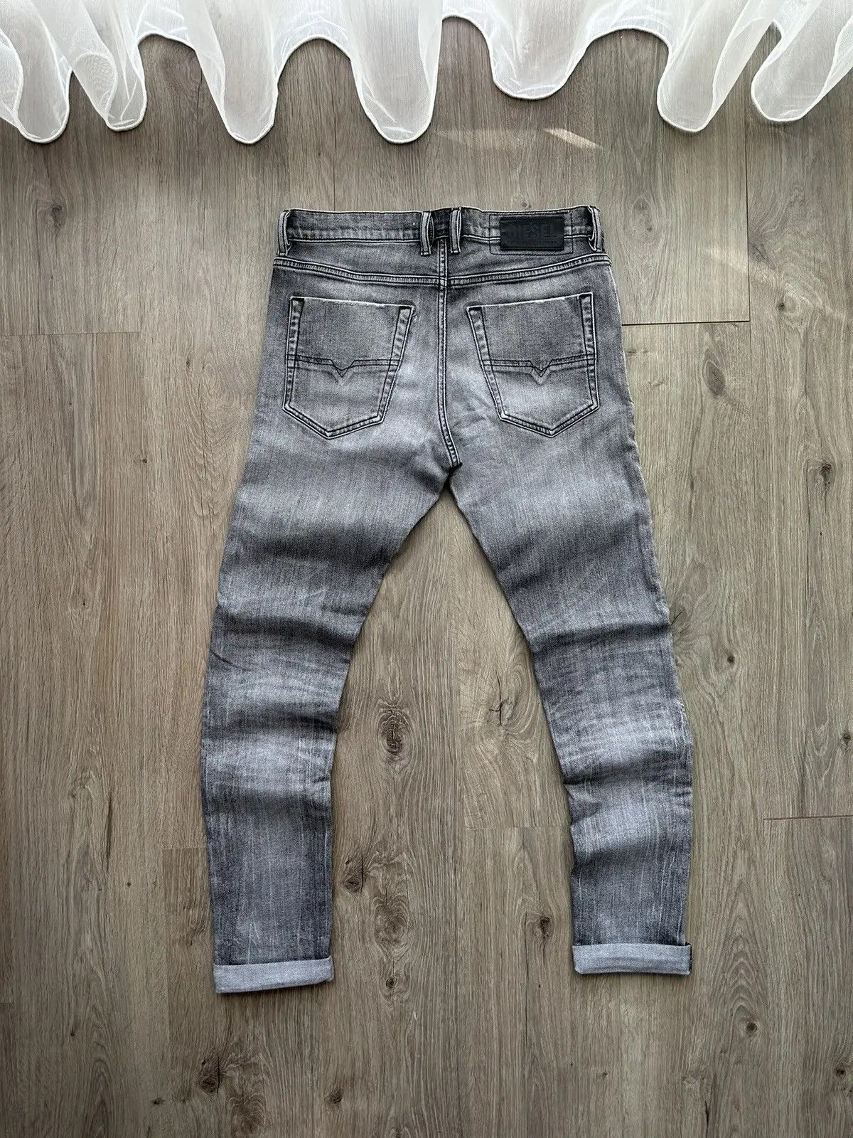 Diesel × Vintage Vintage Diesel Gray Denim Tepphar Pants Size US 31 - 2 Thumbnail