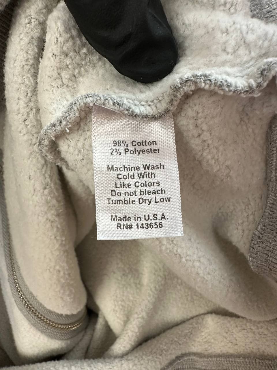 Other Joah Brown Full Zip Hoodie Gray Made USA Fleece Sweatshirt Size US L / EU 52-54 / 3 - 16 Thumbnail