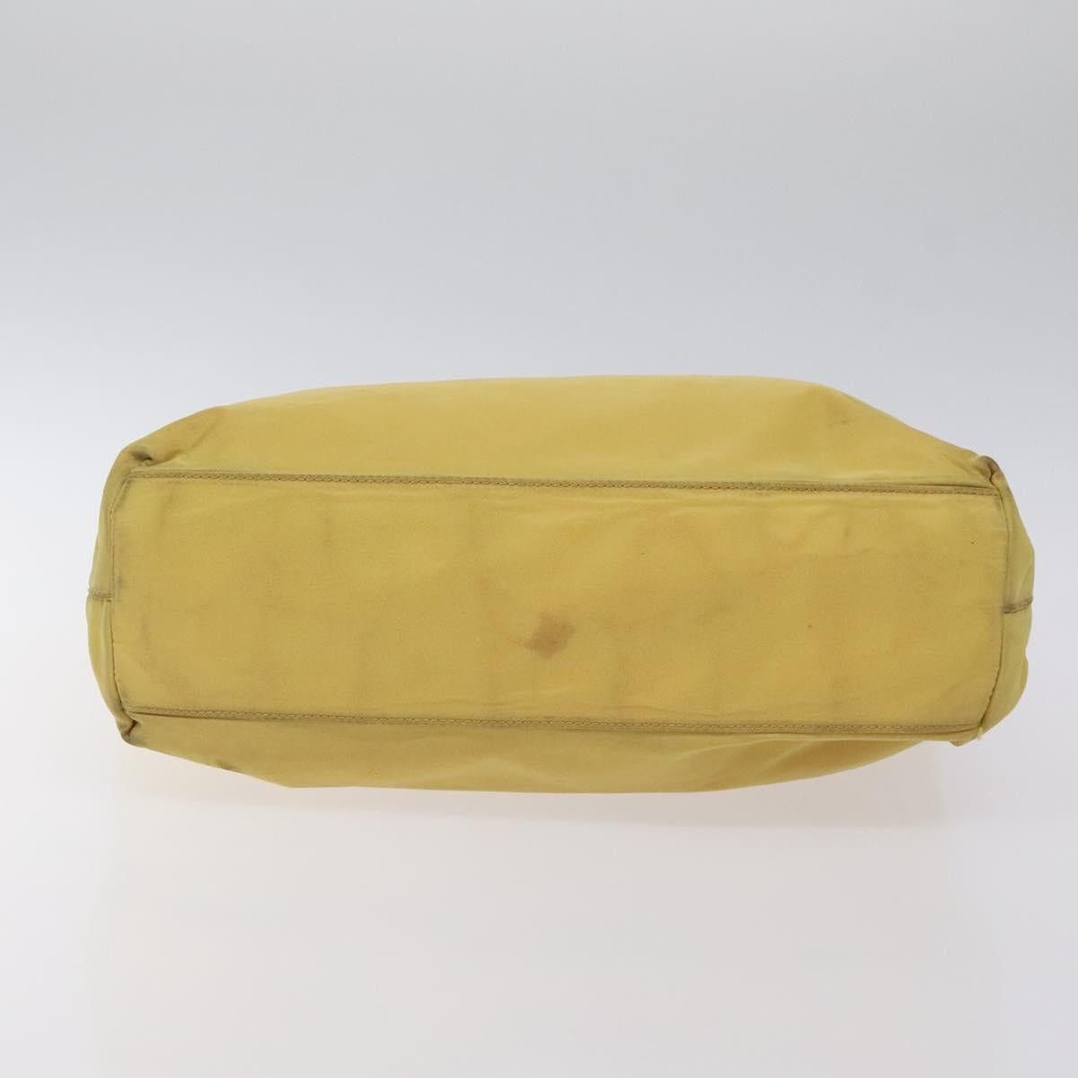 Prada PRADA Hand Bag Nylon Yellow Silver Size ONE SIZE - 9 Thumbnail