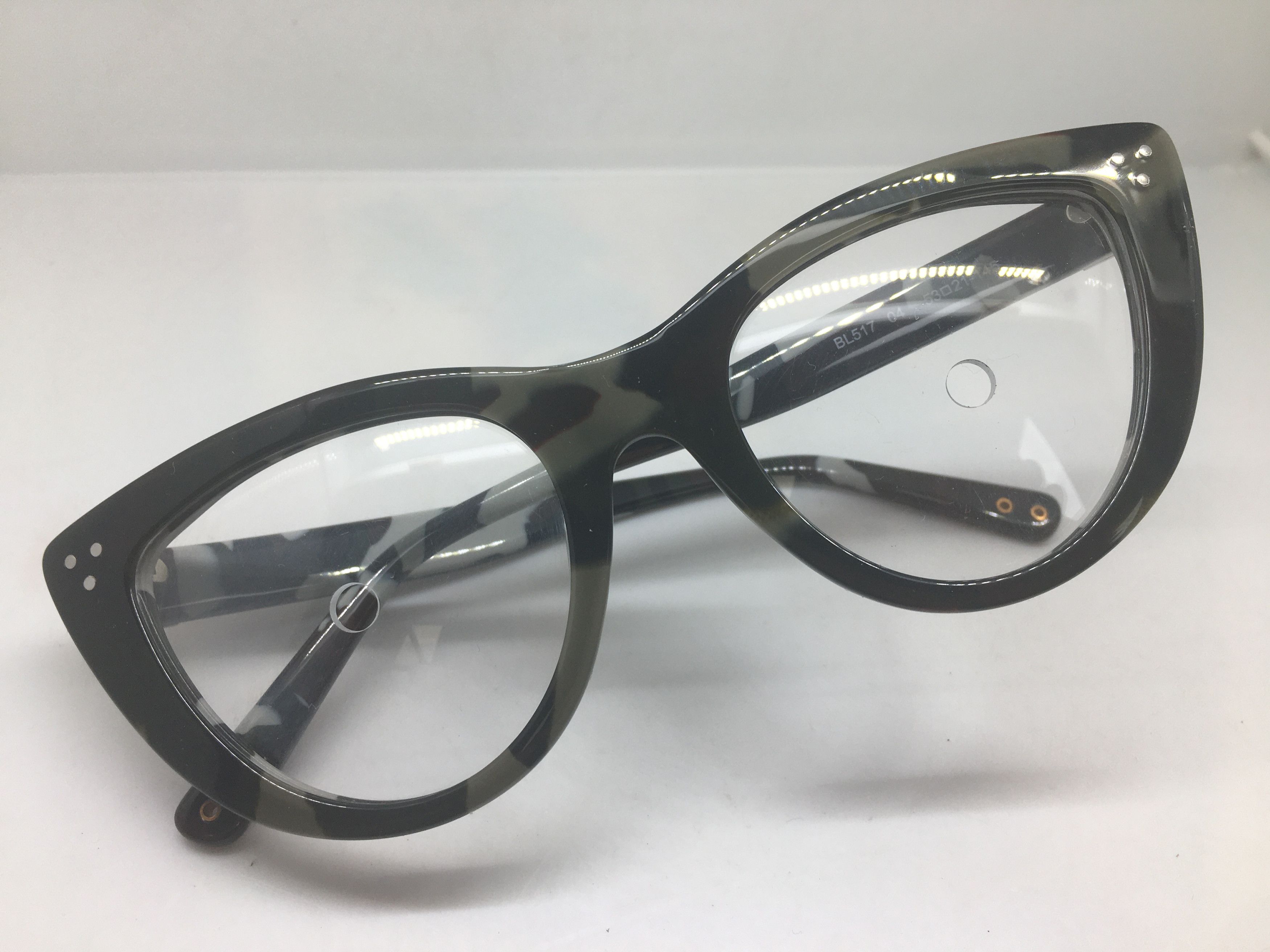 Other Blauer Gray Army Cateye Eyeglasses Frame Size ONE SIZE - 1 Thumbnail