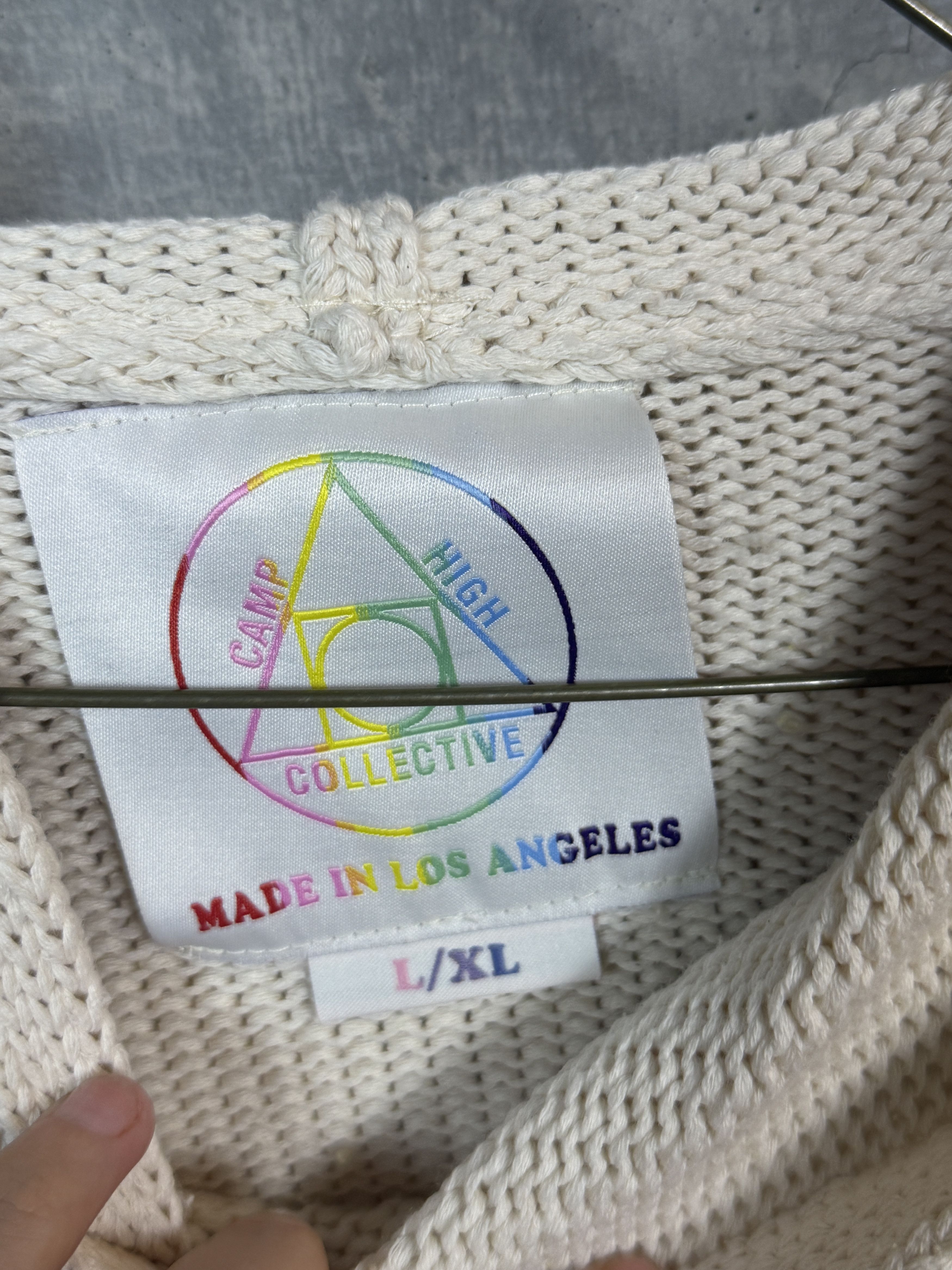 CAMP HIGH OMBRE KNIT SWEATER L/XL