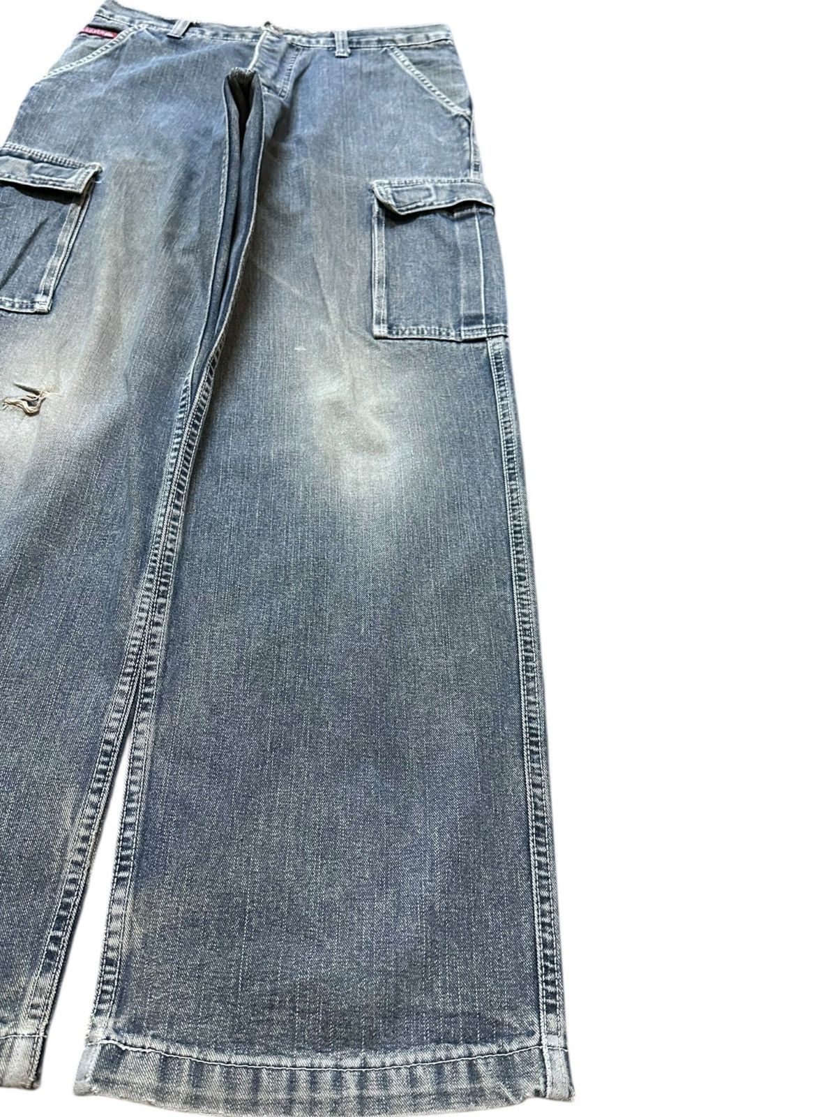 Quiksilver Vintage Quiksilver Carpentre Cargo Grunge Denim Size US 29 - 4 Thumbnail