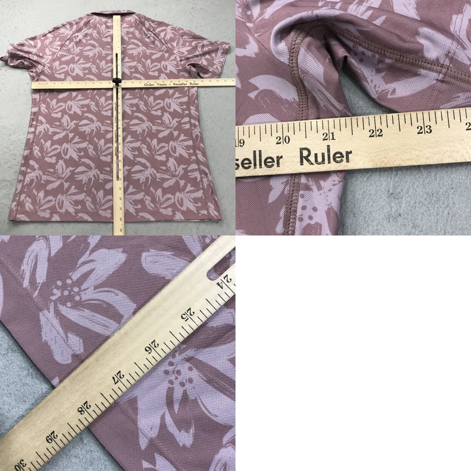 Vintage Public Rec Polo Shirt Mens M Pink Floral Stretch Short Sleeve Casual Polo Size US M / EU 48-50 / 2 - 8 Thumbnail