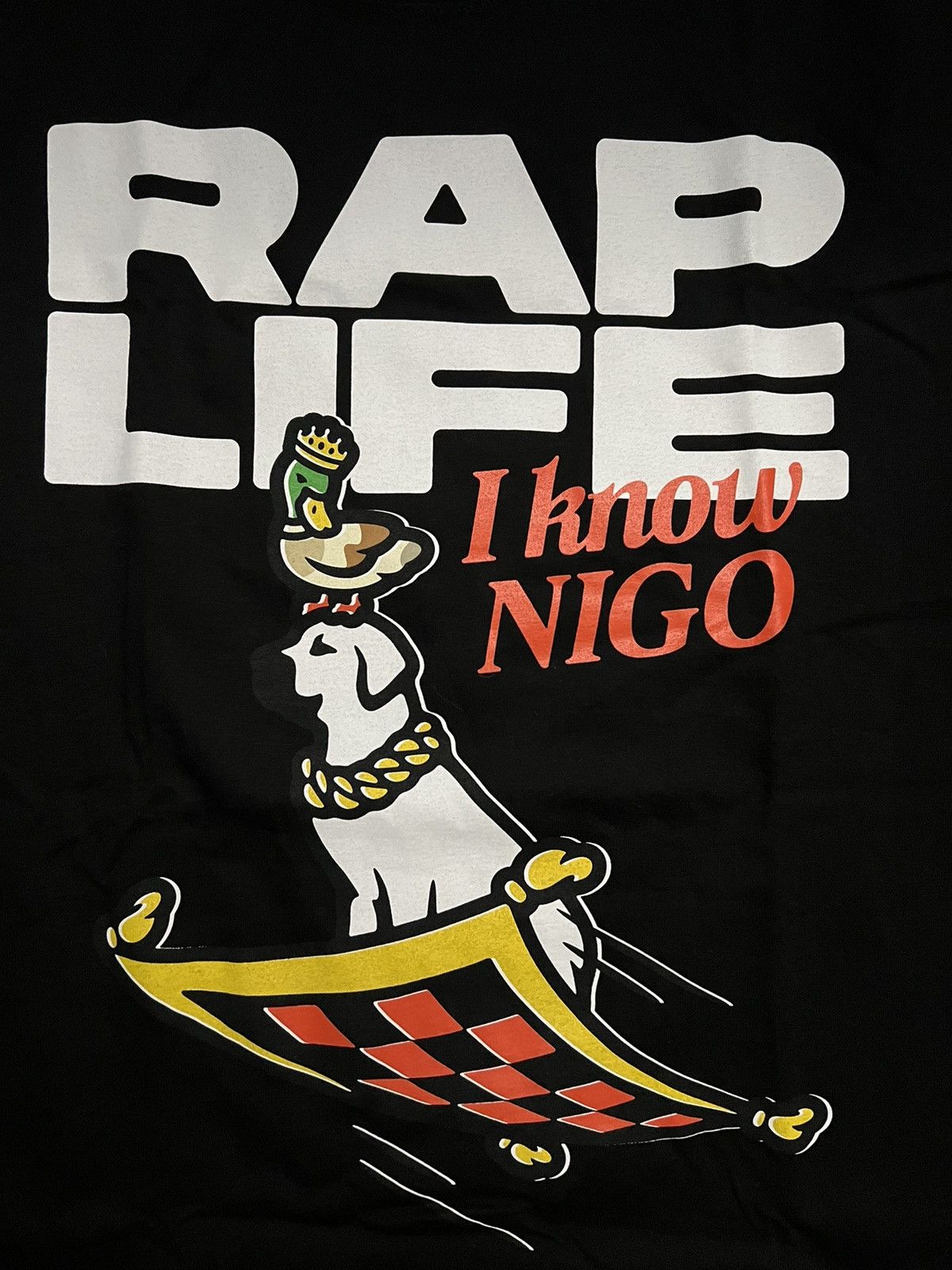 Victor Victor Rap Life I know Nigo Longsleeve tee - black