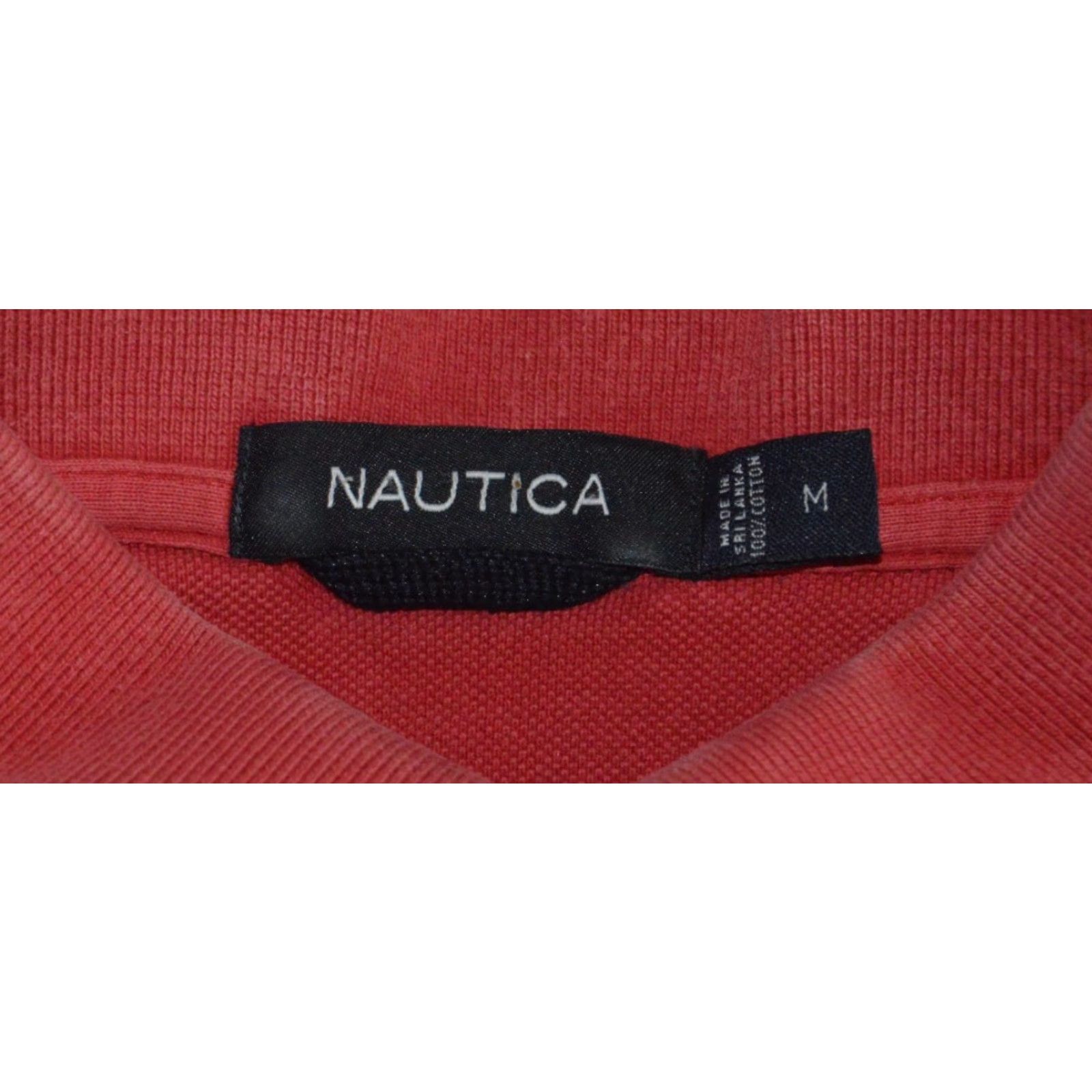 Nautica Nautica Polo Shirt Men Pink Striped Cotton Knit Short Sleeve Golf Casual M Shirt Mens Polo Size US M / EU 48-50 / 2 - 3 Thumbnail