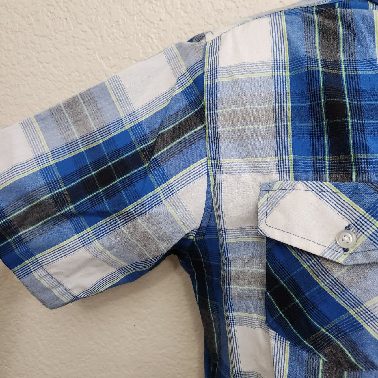 Other Airwalk Blue White Plaid Button Up Short Sleeve Shirt Medium Size US M / EU 48-50 / 2 - 2 Thumbnail