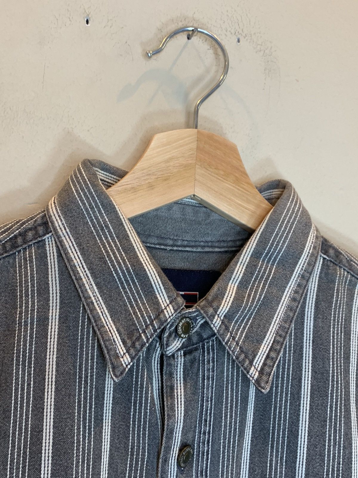 Bugle Boy *RARE* Vintage Bugle Boy Jean Co Striped Pocket Button Shirt Size US S / EU 44-46 / 1 - 8 Thumbnail