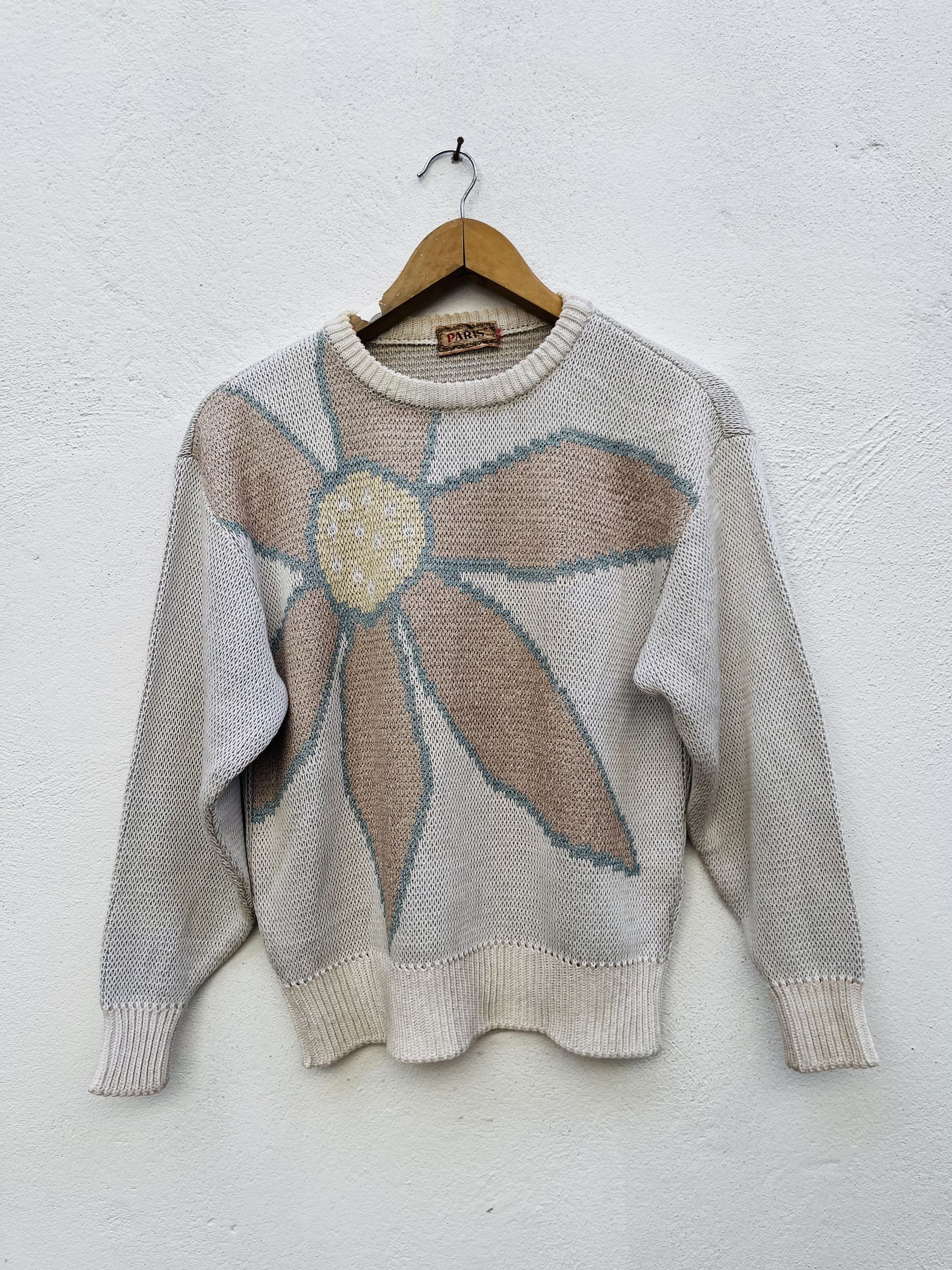 image of Vintage Paris Boutique Circle Designer Fashion Style in Cream, Men's (Size Medium)