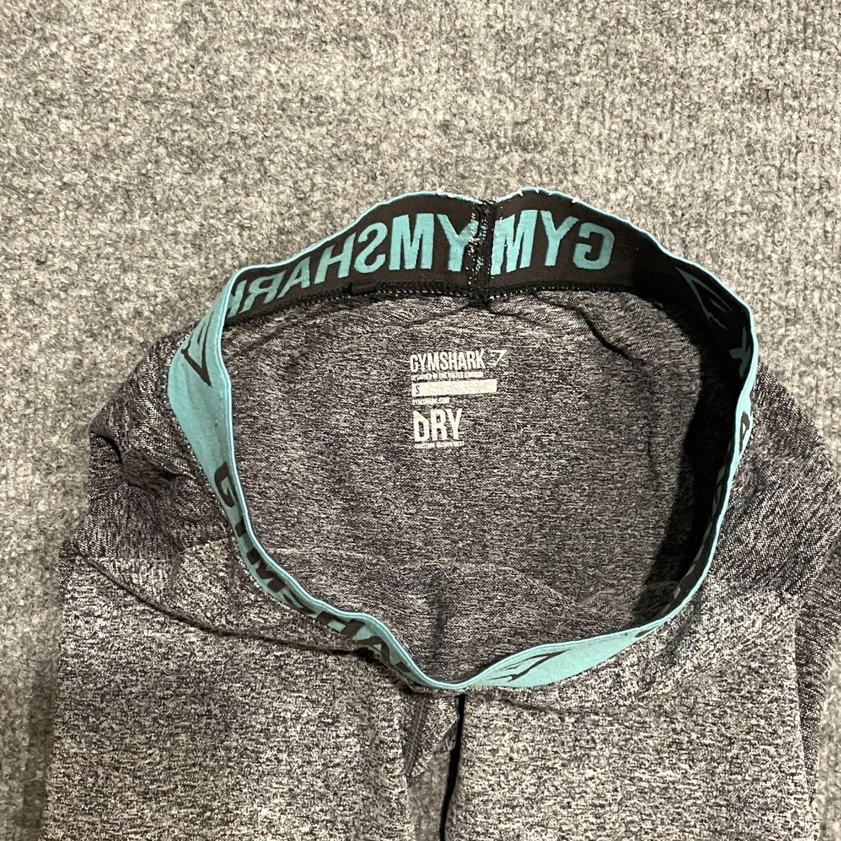 Gymshark GYMSHARK Dry Compression Leggings Womens S Gray Flecked Base Layer Pants Size 28" / US 6 / IT 42 - 7 Thumbnail